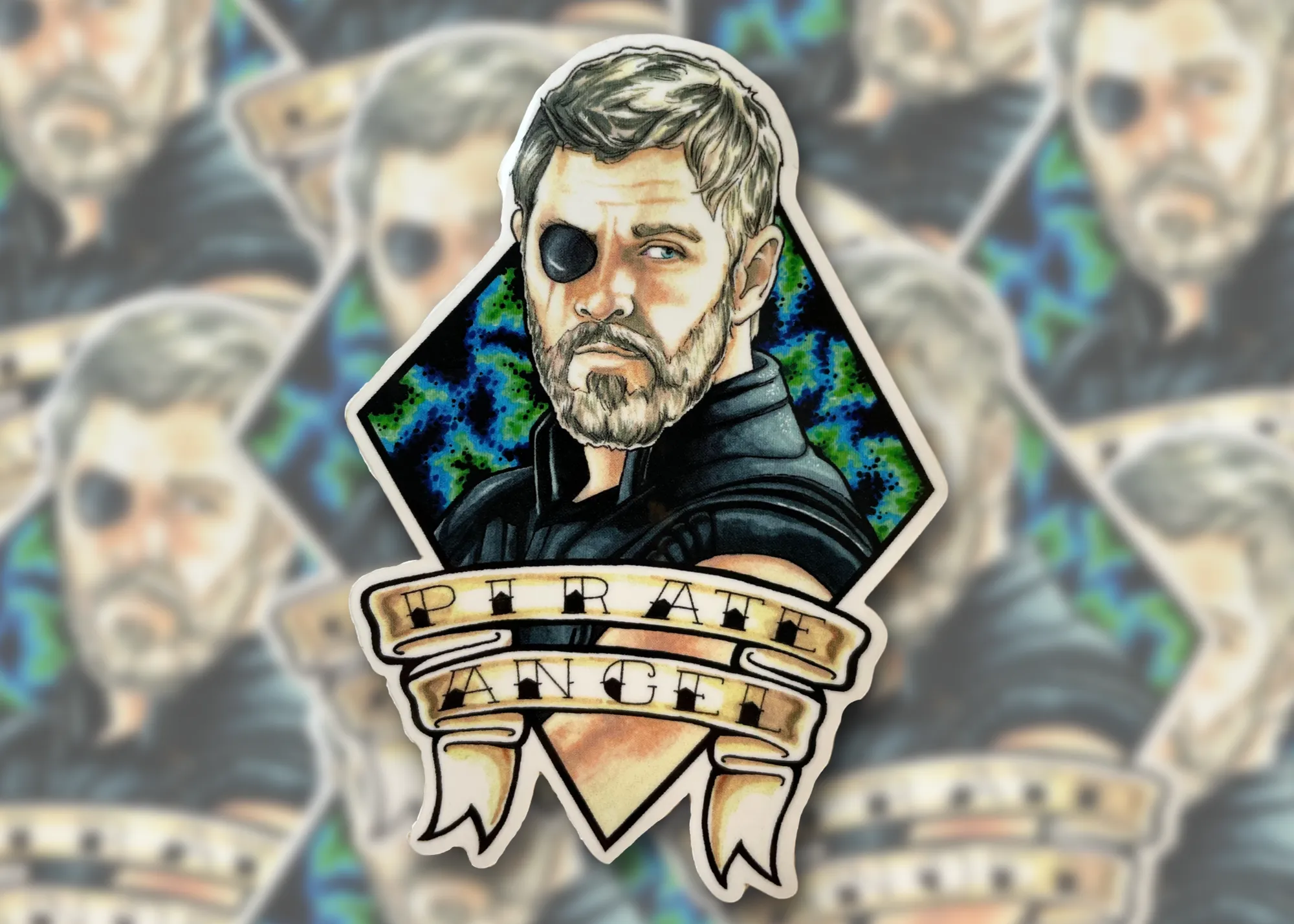 Product image for Pirate Angel | Thor | Vinyl Sticker