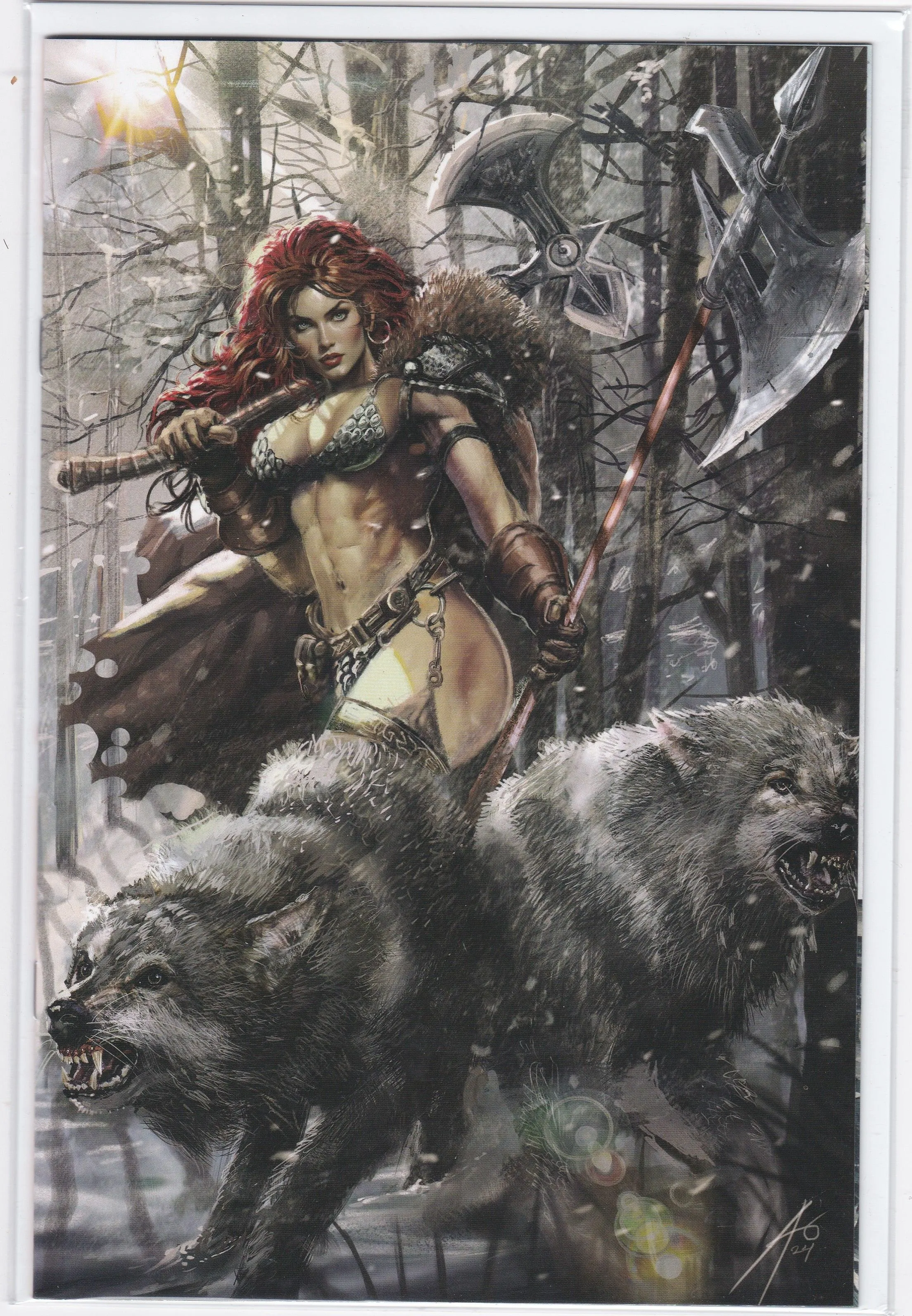 Product image for Red Sonja Death and the Devil #2 Ruby Ao - Limited to 400 + COA