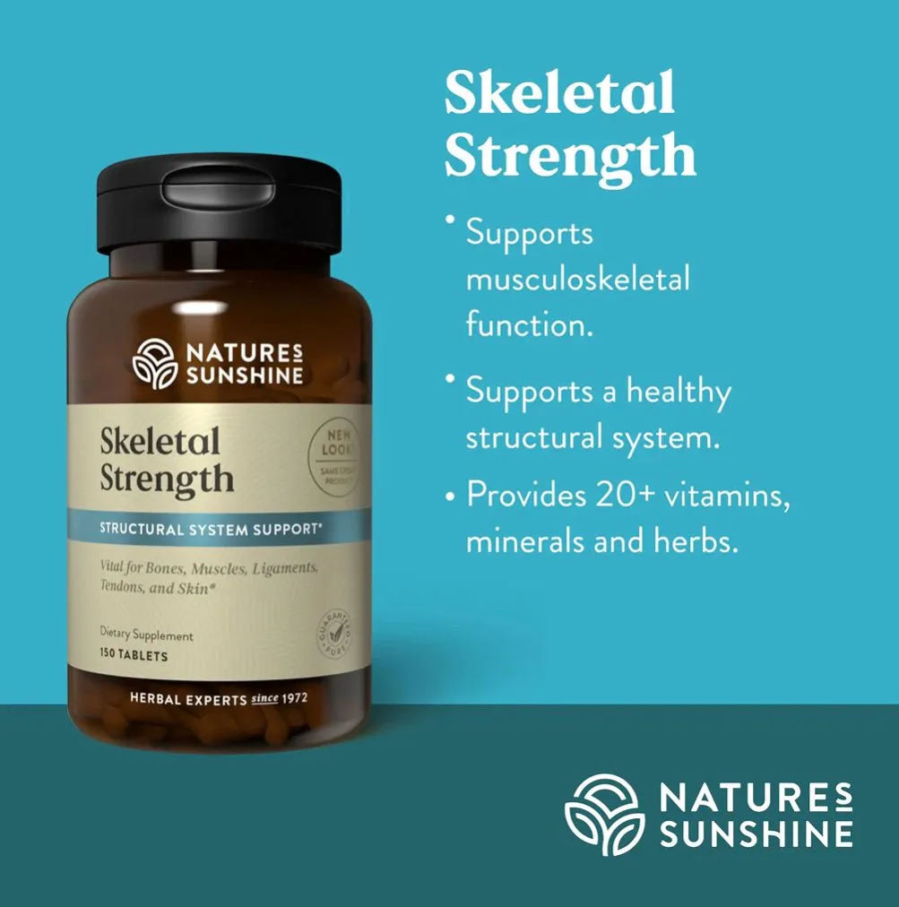 Product image for Health 🩺 Nature’s Sunshine Skeletal Strength 150 tabs