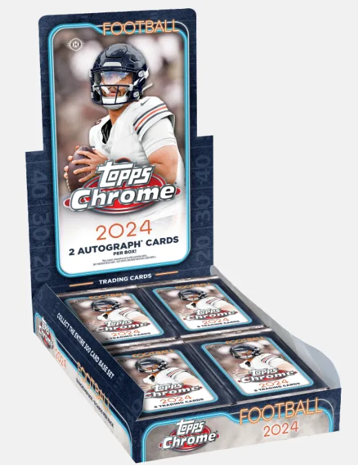 Product image for 2024 Topps Chrome Football Hobby Box