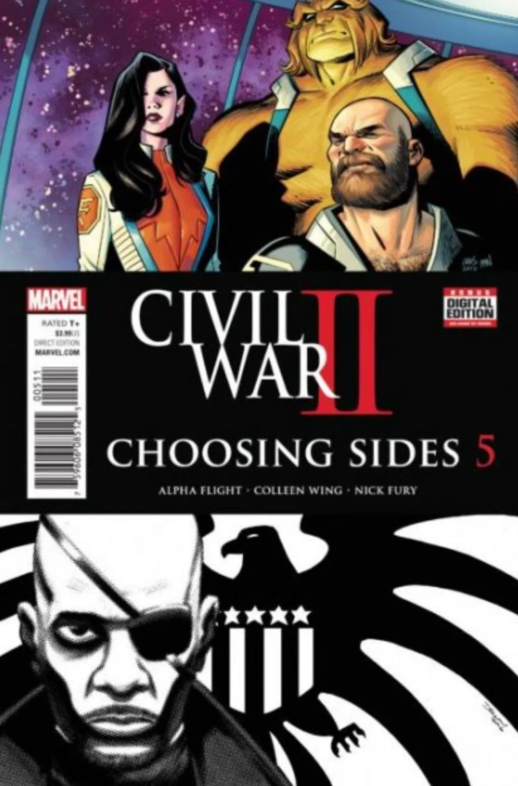 Product image for Civil War II Choosing Sides #5 - 🗝 Issue