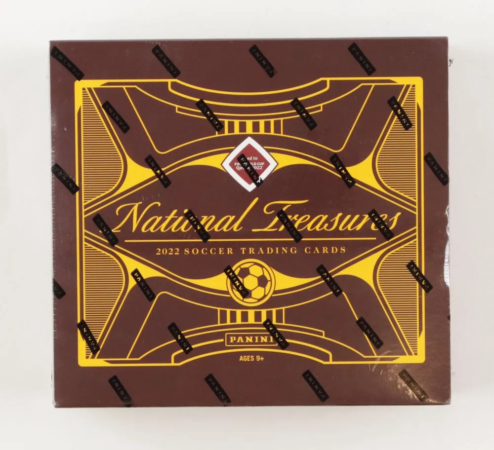 Product image for 2022 National Treasures FIFA World Cup Soccer Hobby Box
