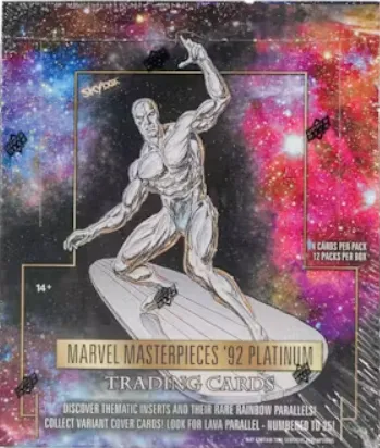 Product image for Marvel Masterpieces '92 Platinum HOBBY BOX