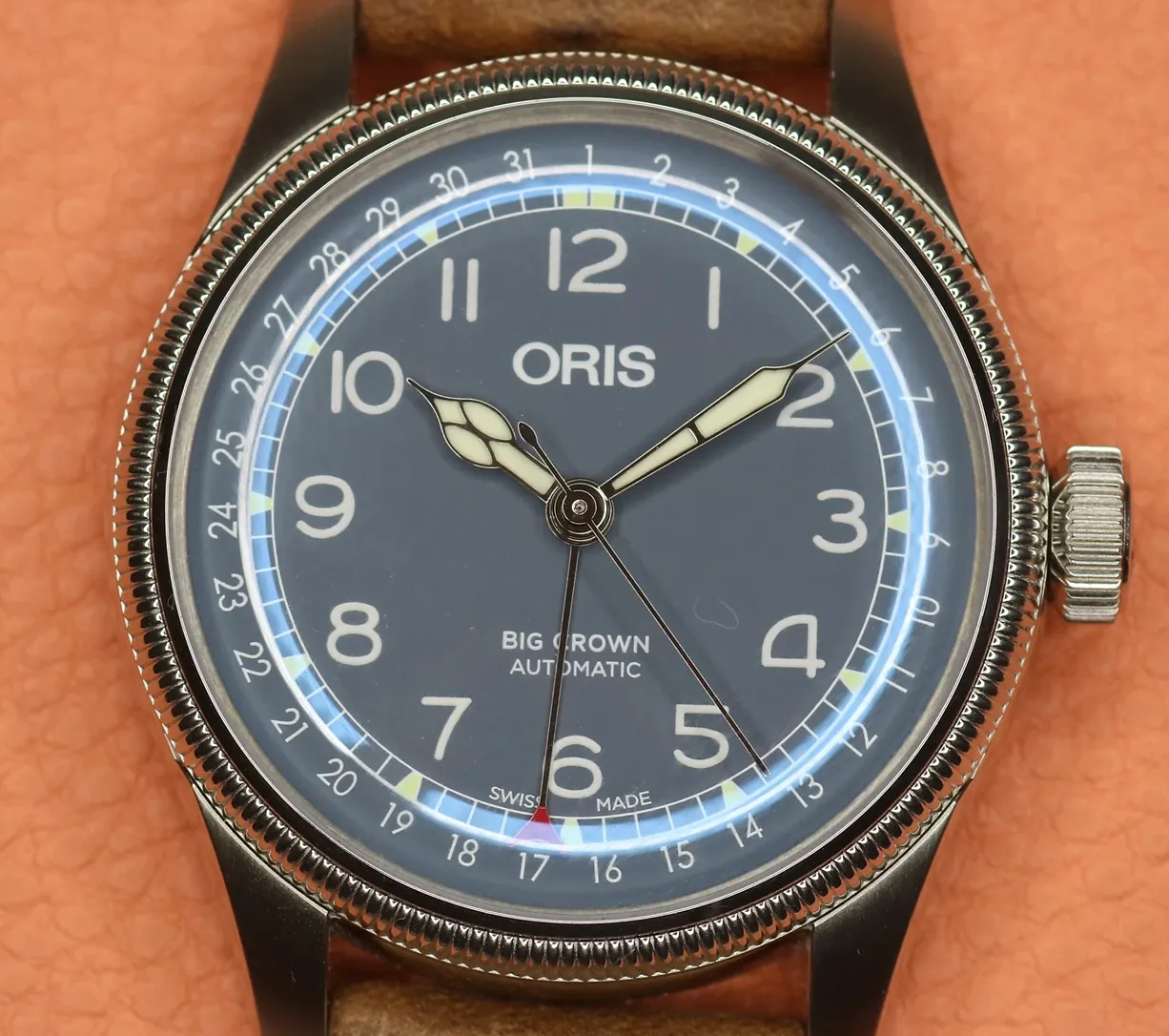 Product image for 2018 Oris Big Crown Pointer Date Slate Blue - Watch Only