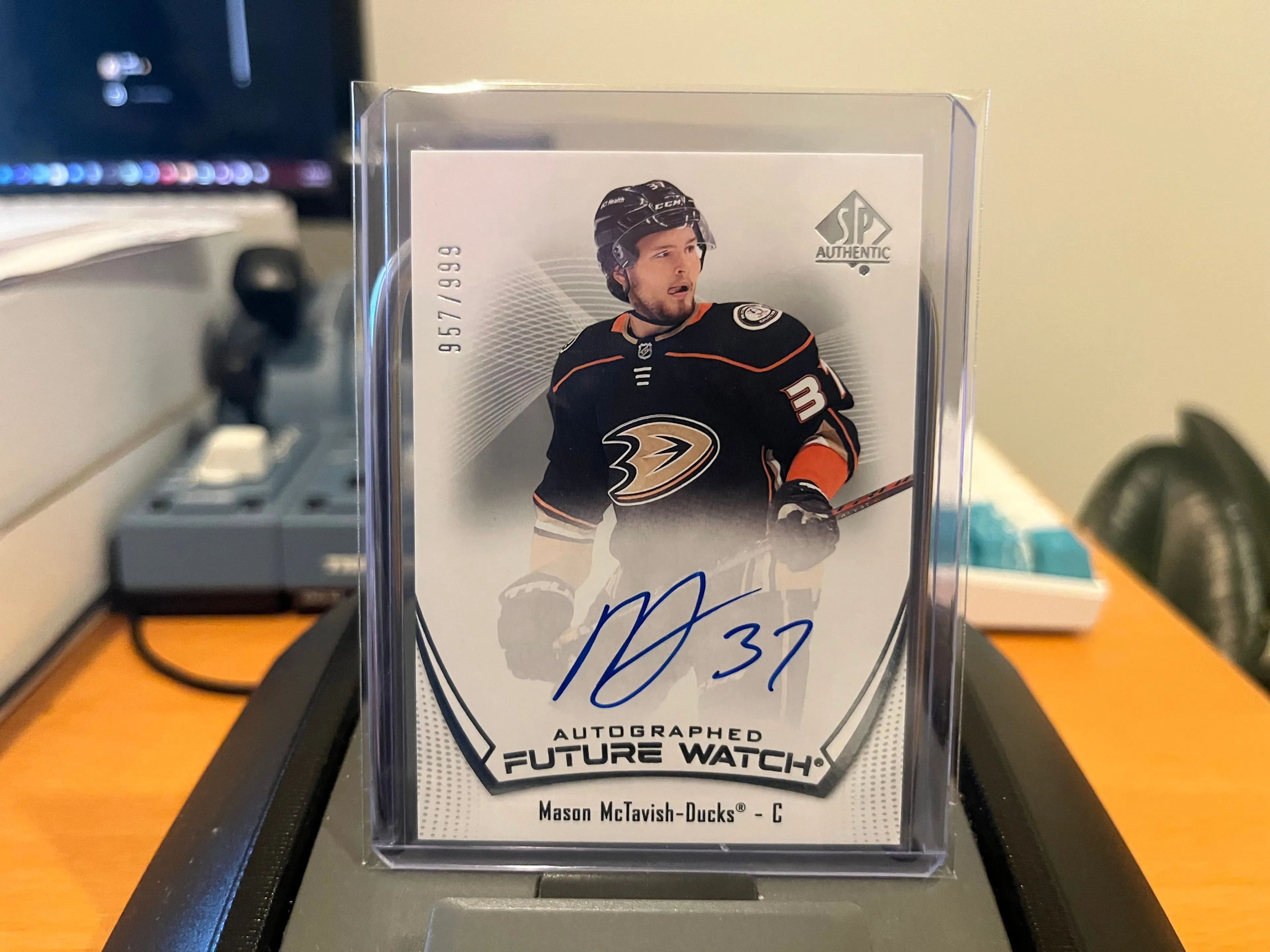 Product image for McTavish	Mason	Future Watch - Autographed RC - 922/999 Numbered Ducks fwa