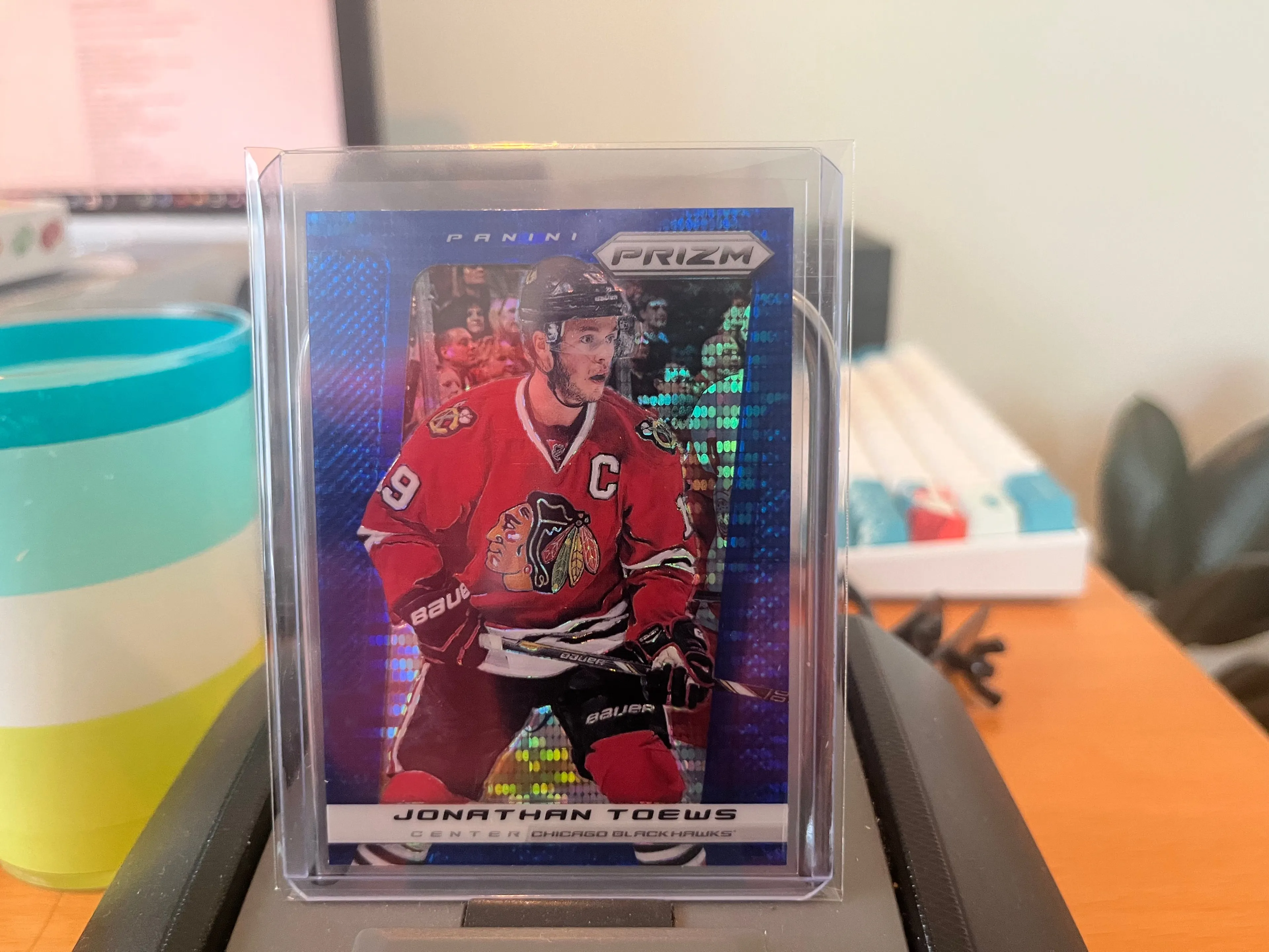 Product image for Toews	Jonathan	Prizms Walmart Blue Pulsar - 3 Per Pack Blackhawks Hawks Jets