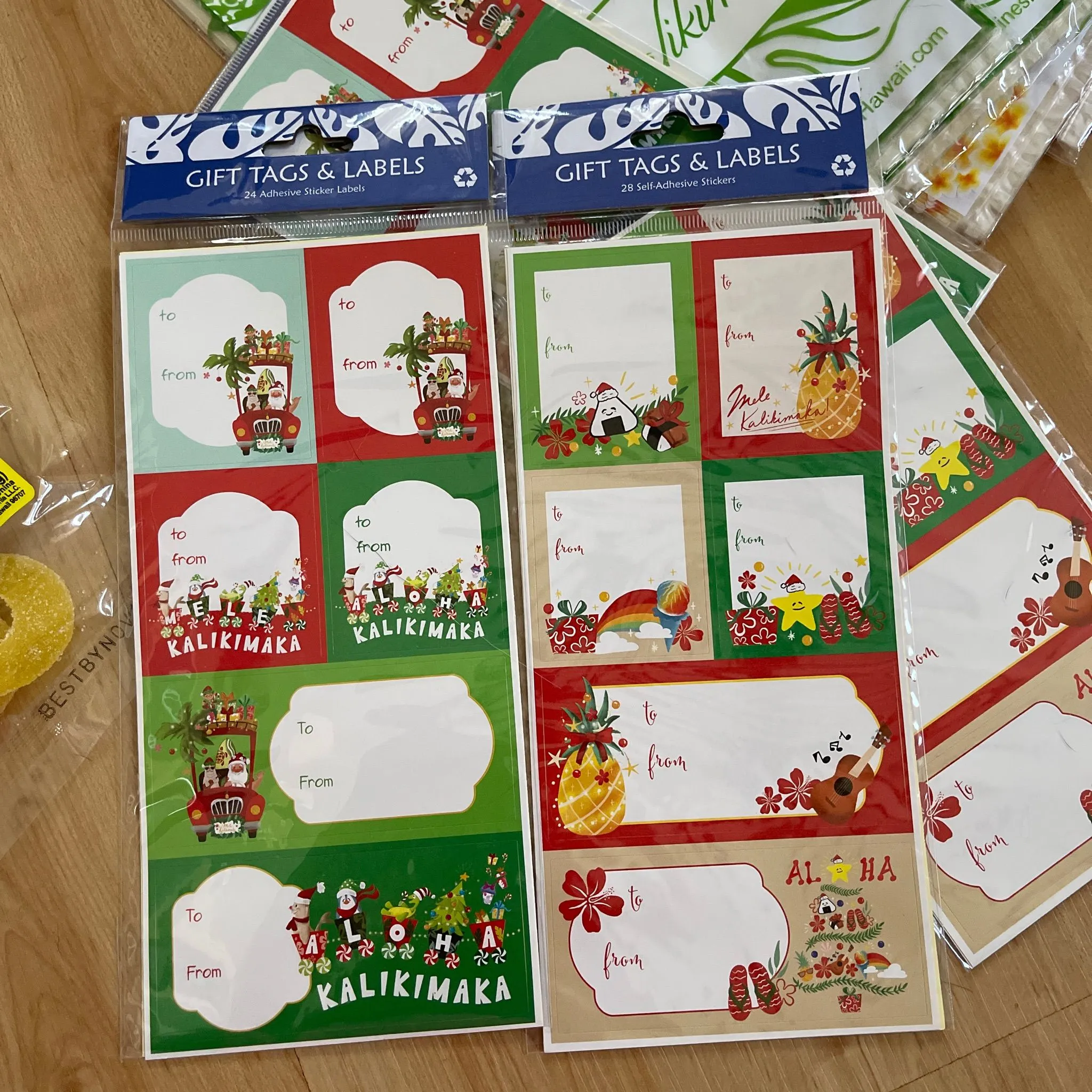 Product image for HAWAIIAN GIFT LABELS