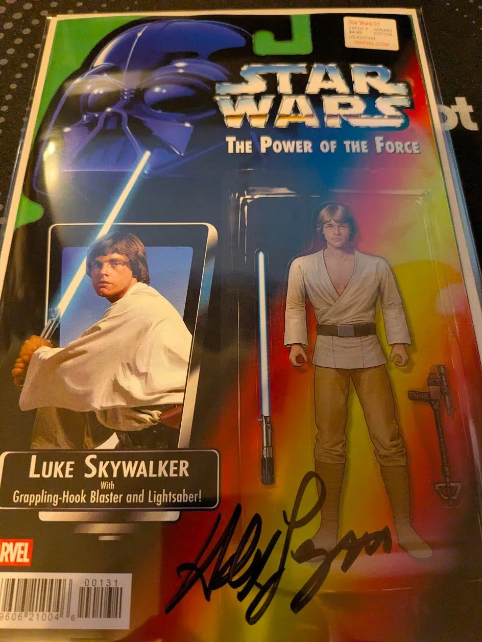 Product image for #🔥 # 0 ALEX SEGURA SIGNED WITH COA ~ STAR WARS #1 COVER BY JOHN TYLER CHRISTOPHER JTC