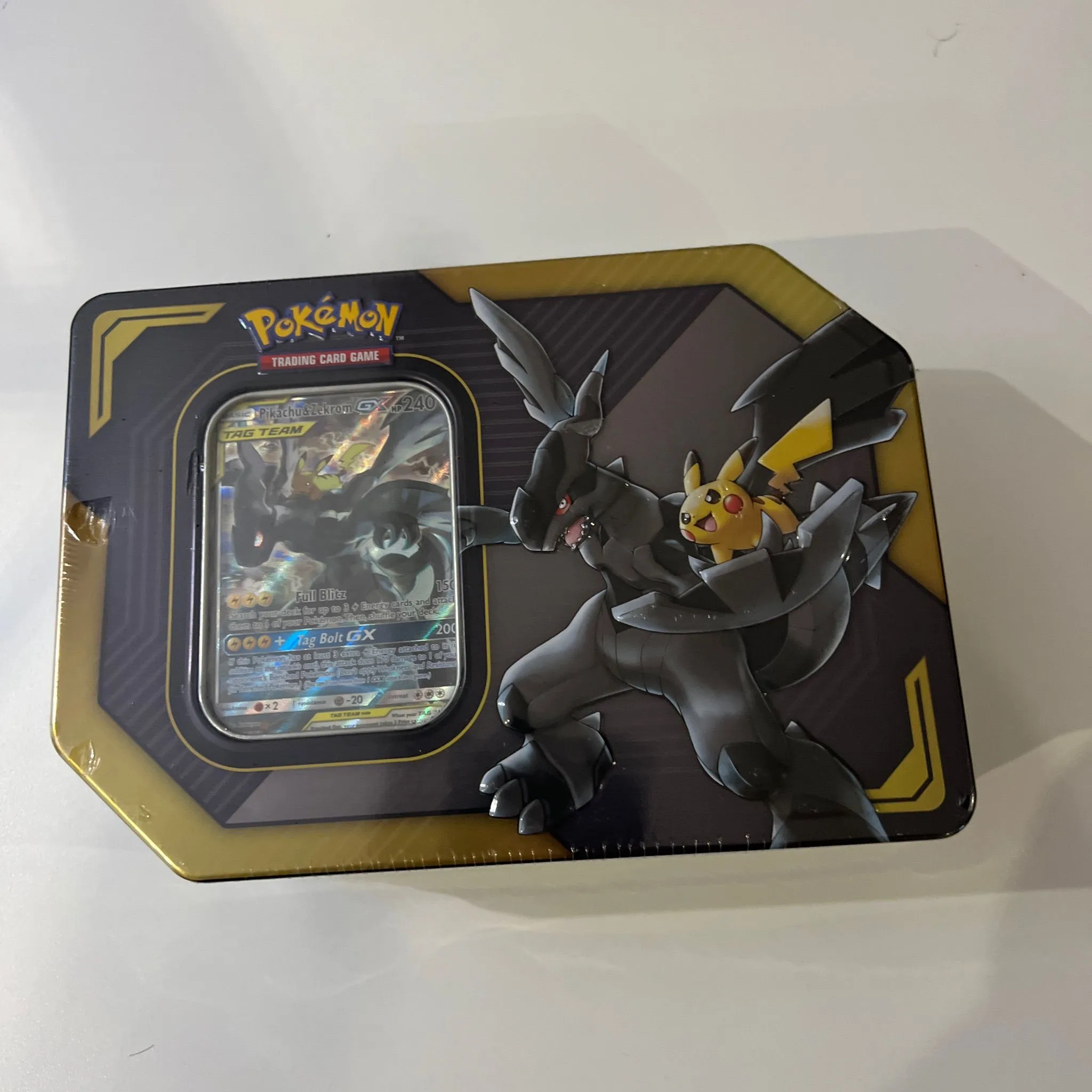 Pokemon Tag Team Tin Pikachu & Zekrom  Whatnot: Shop, Sell, Connect
