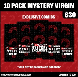 Product image for [10 PACK] MYSTERY VIRGIN EXCLUSIVE COMICS [NB&B]