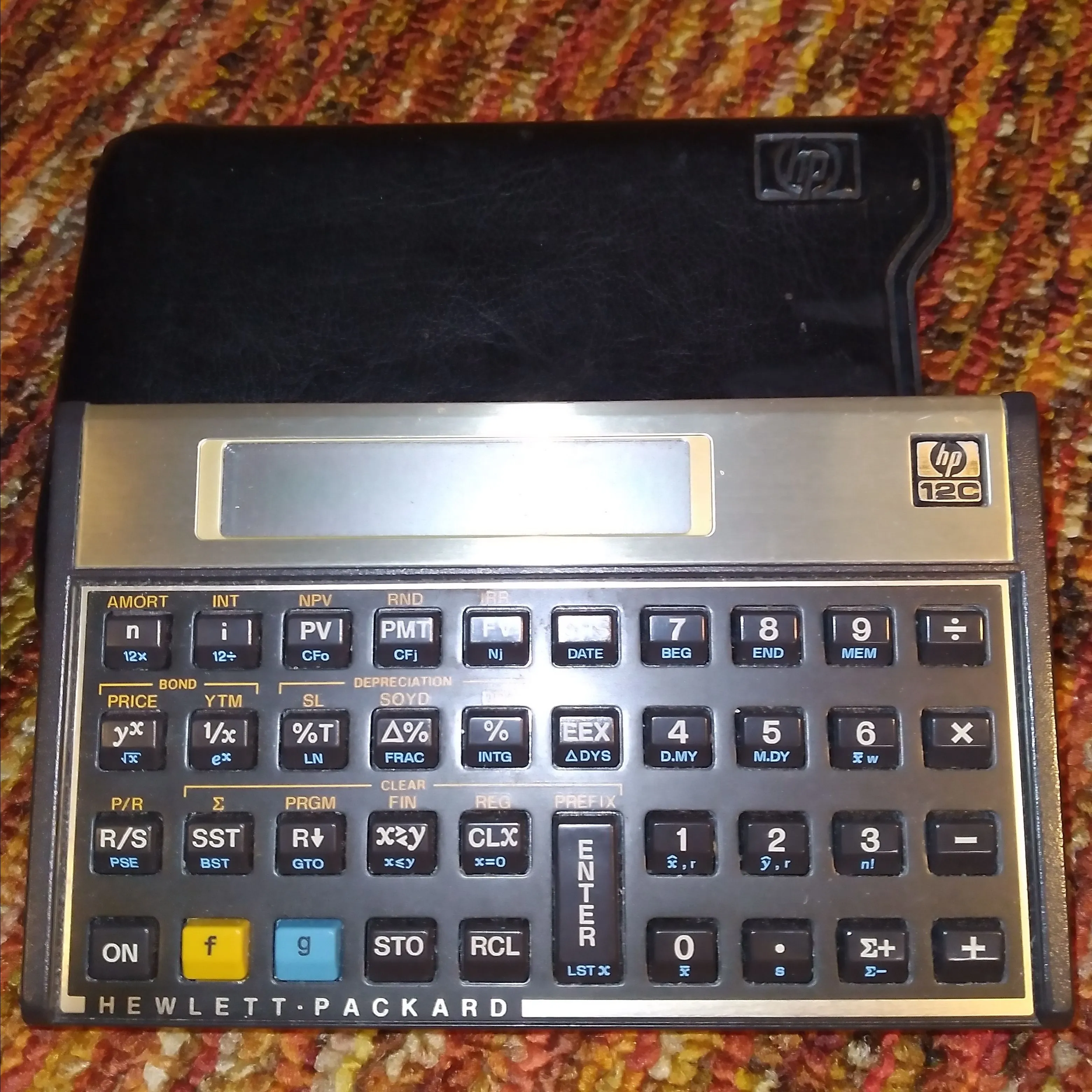 Product image for #18 Vintage hp Calculator in WORKING Condition With Leather Case