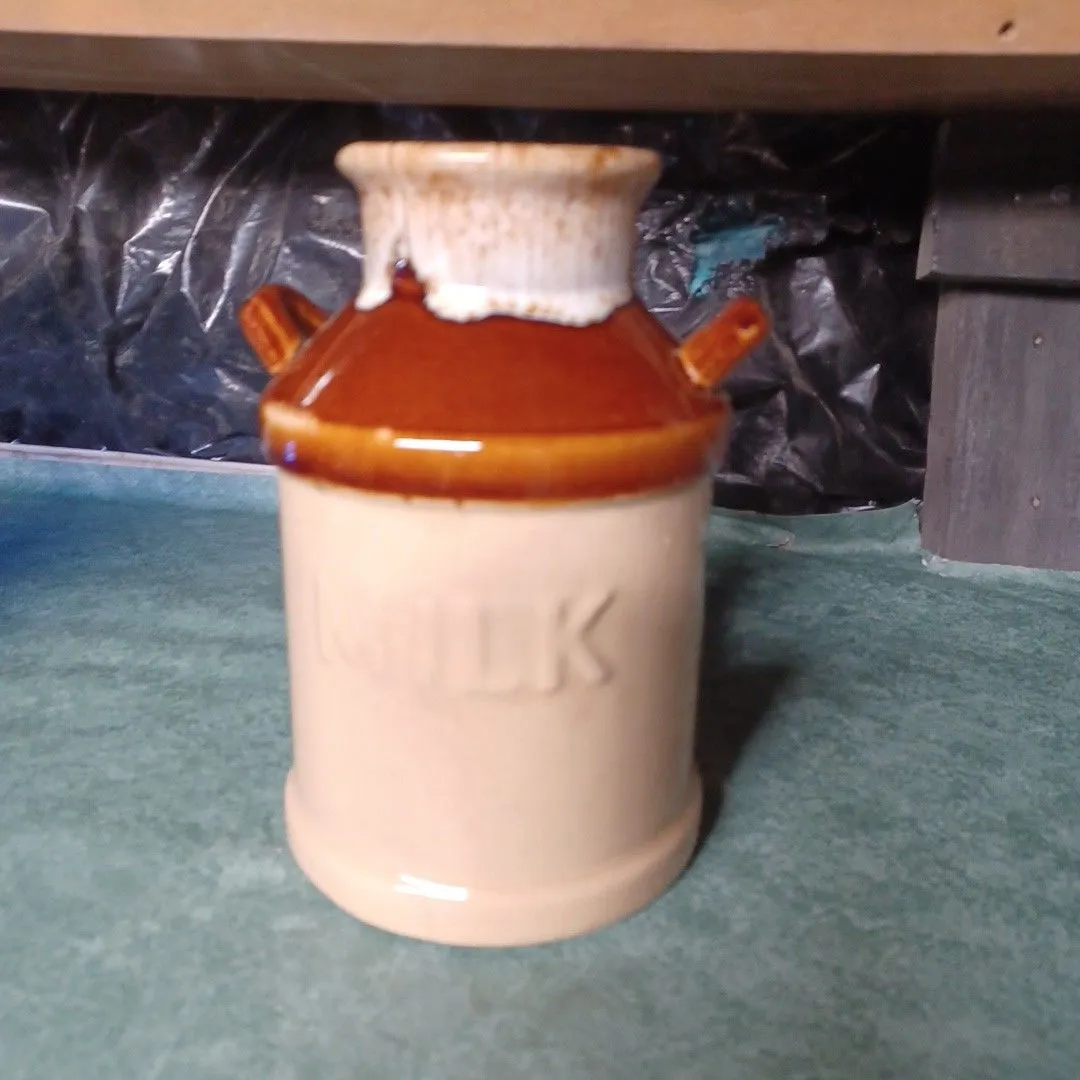 Product image for ceramic milk can