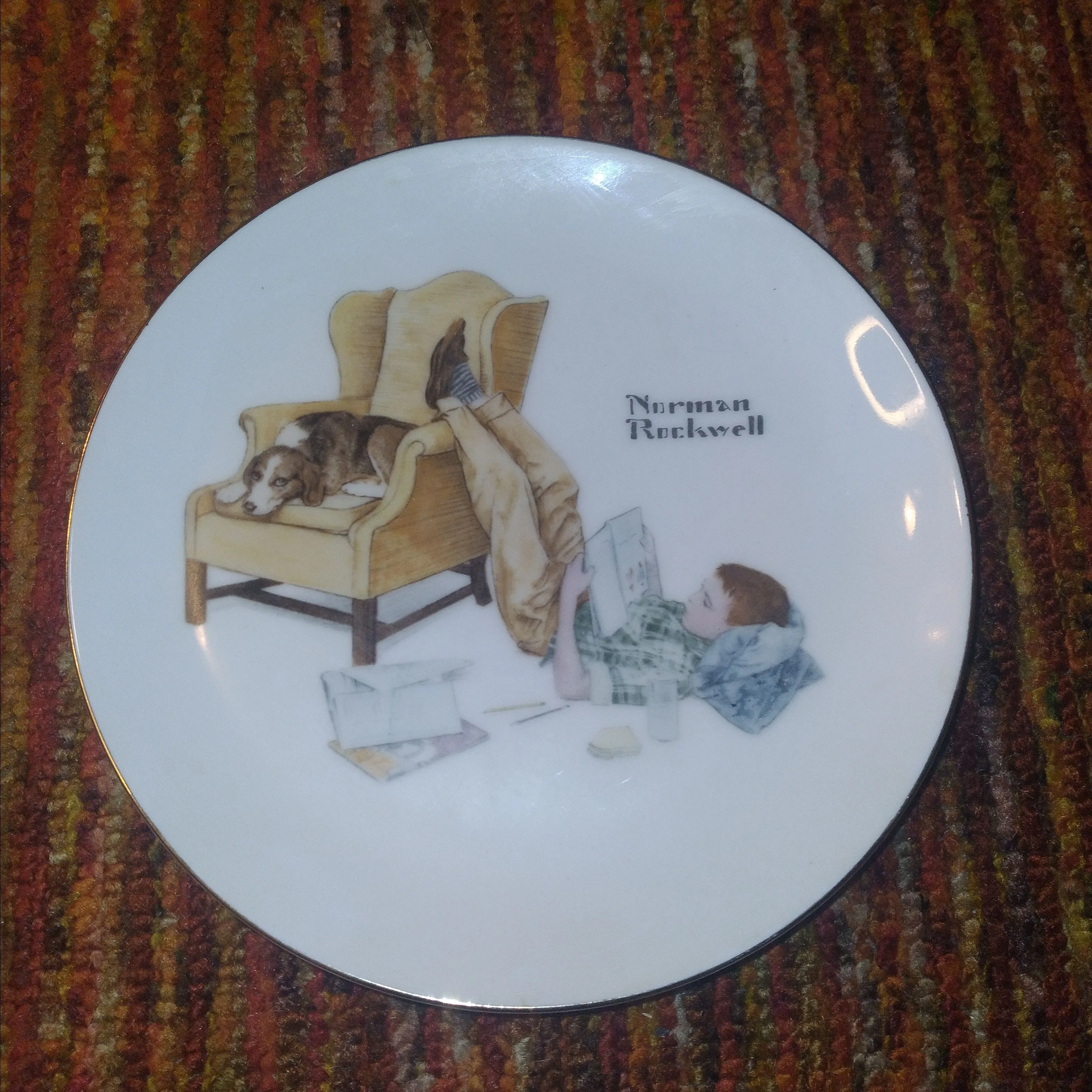 Product image for #227 Collectors Edition Limited Series "The Student" Decrative Plate