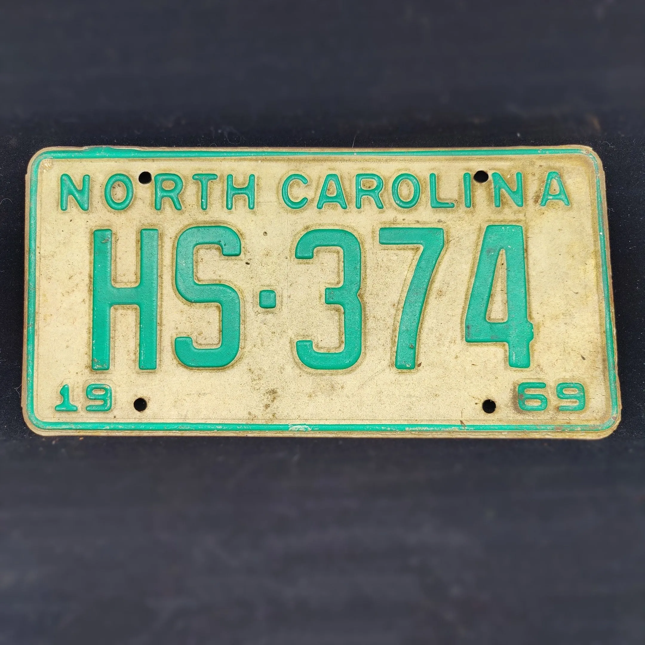 Product image for North Carolina 1969 License Plate 2