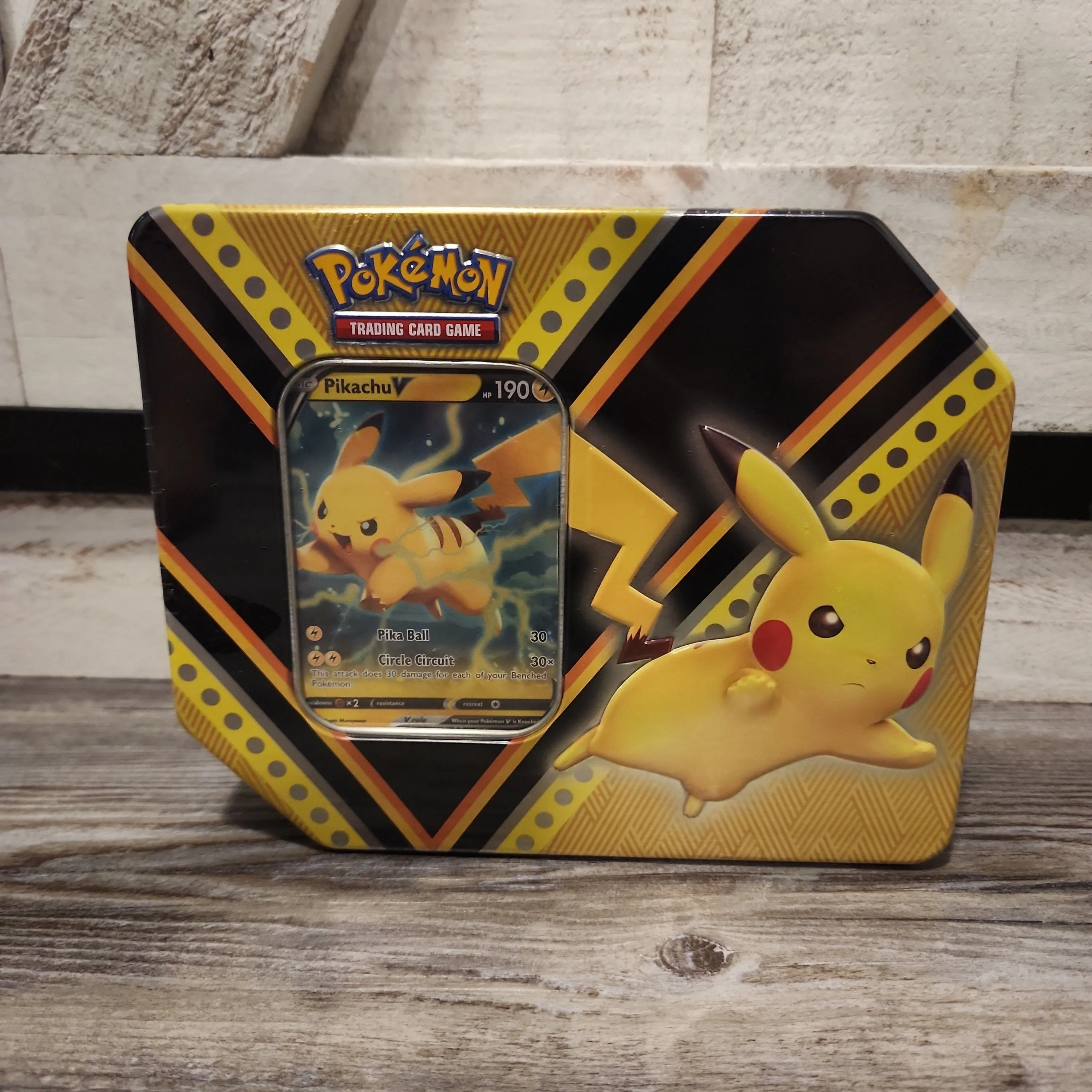 Product image for Hard to Find - Pokemon V Power Tin Pikachu (original run)