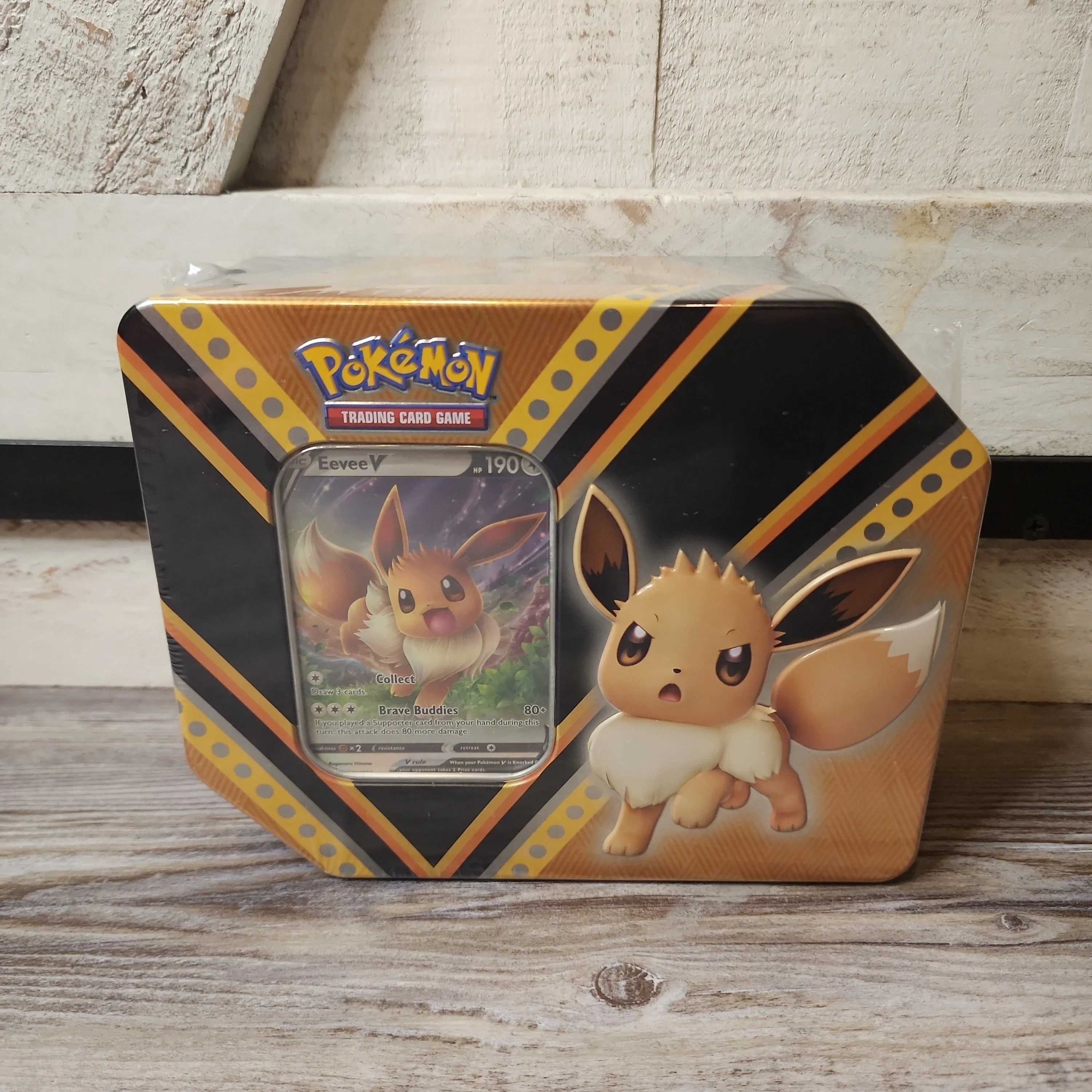 Product image for Hard to Find - Pokemon V Power Tin Eevee (original run)