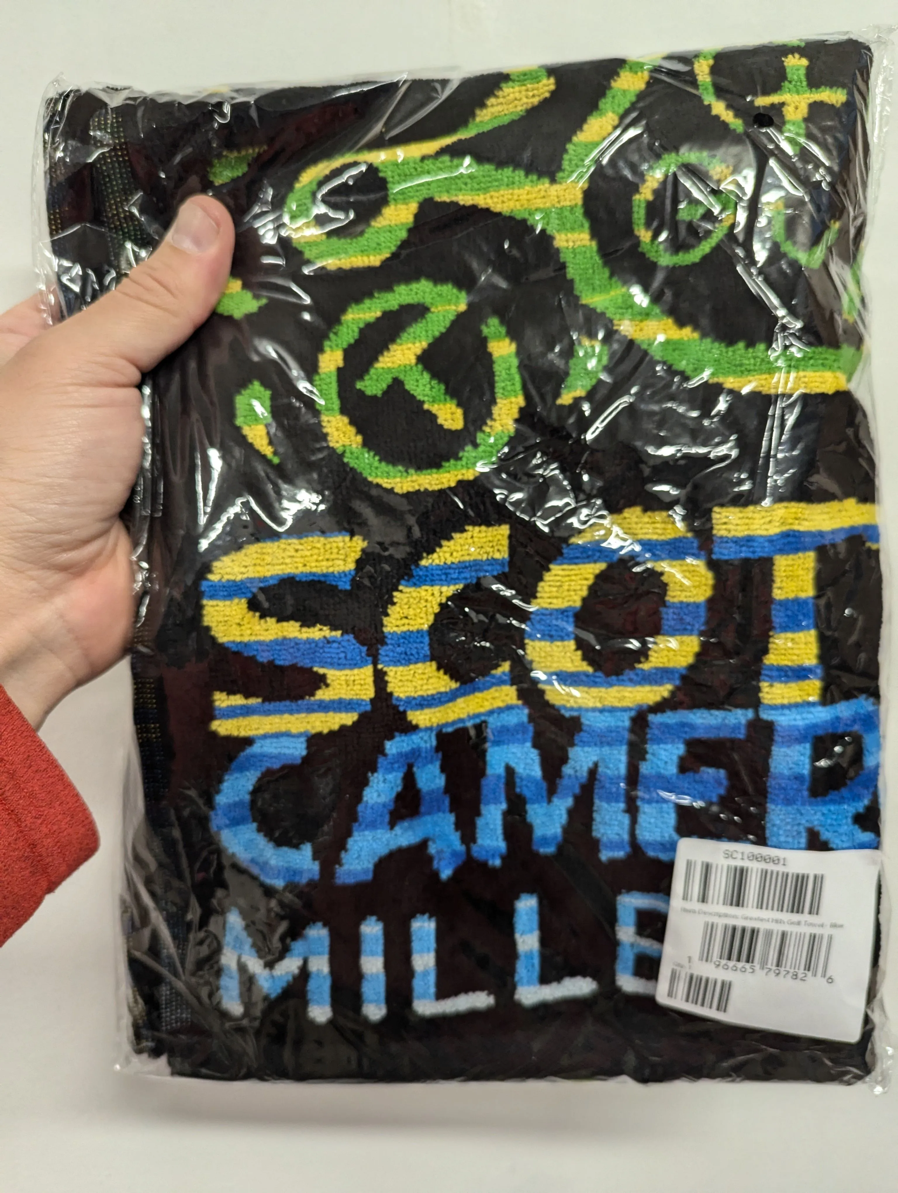 BIN #43 - NEW! NIB Scotty Cameron TCC Greatest Hits Golf Towel  display picture 1