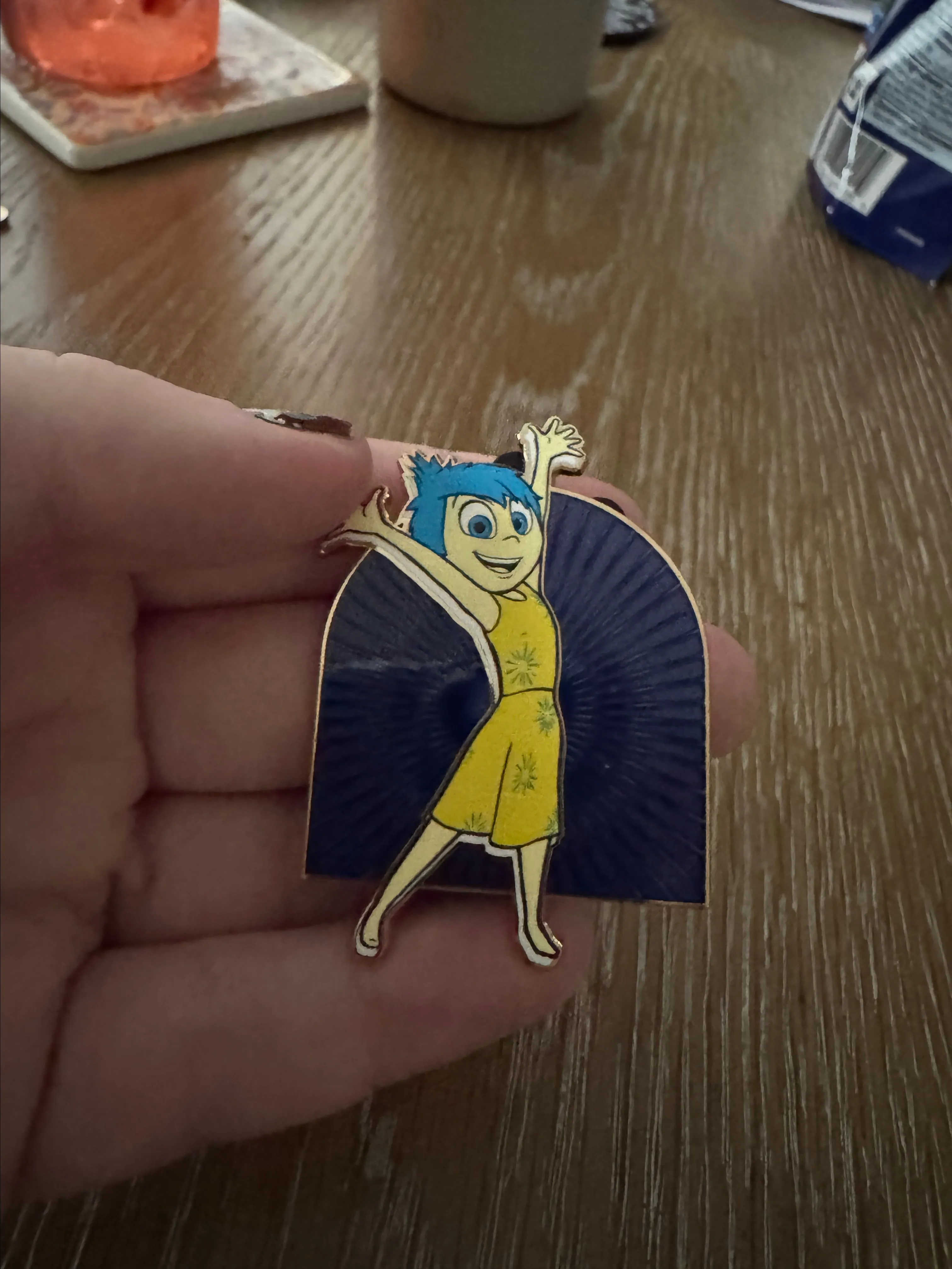 Product image for [2025 Disney Pin] “Joy from Inside Out” (D23 Gold Member Pin Set)