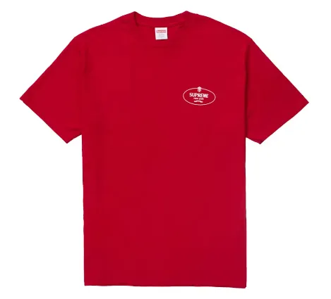 Product image for Supreme Crest Tee Red - size M