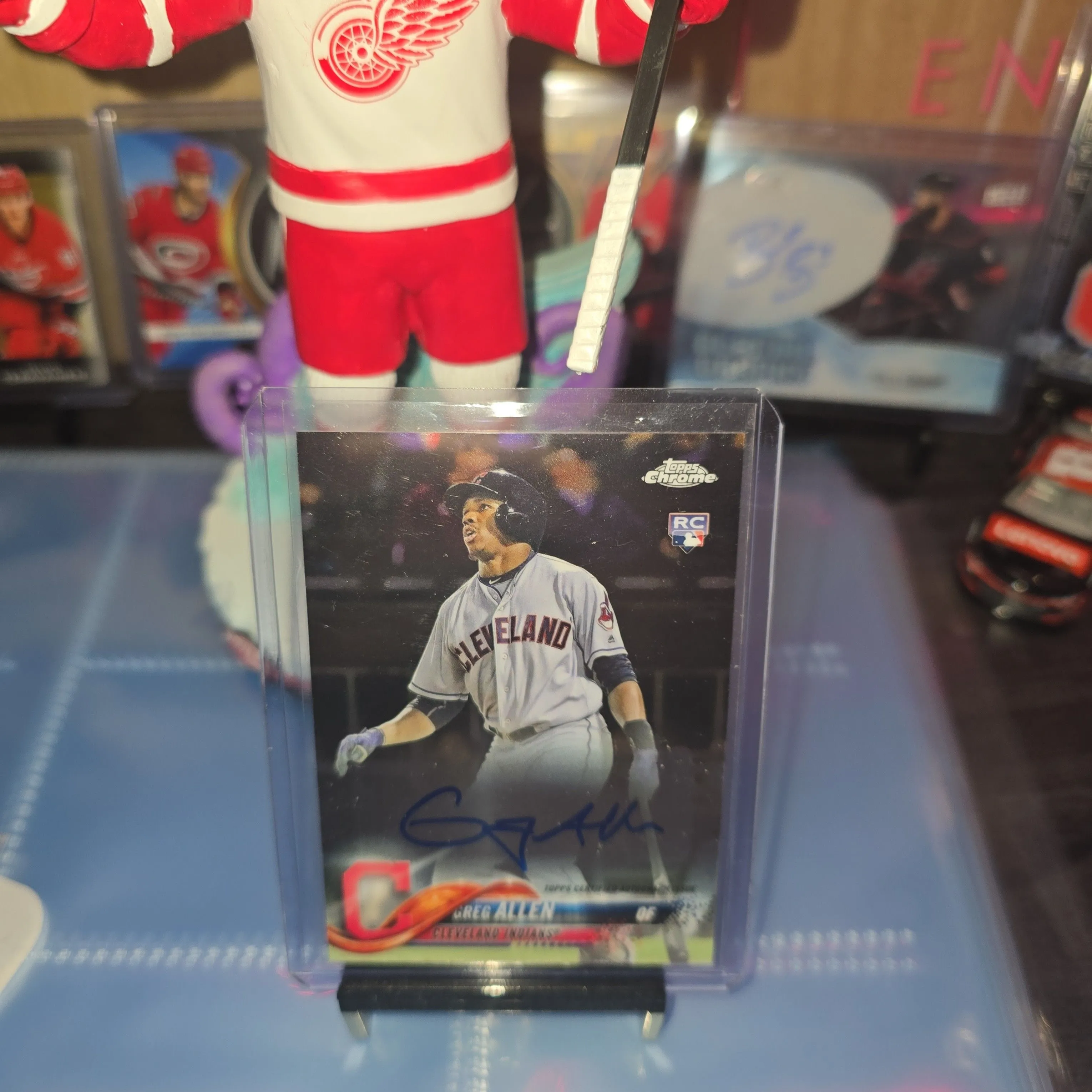 Product image for Greg Allen Rookie Auto Topps Chrome RA-GA