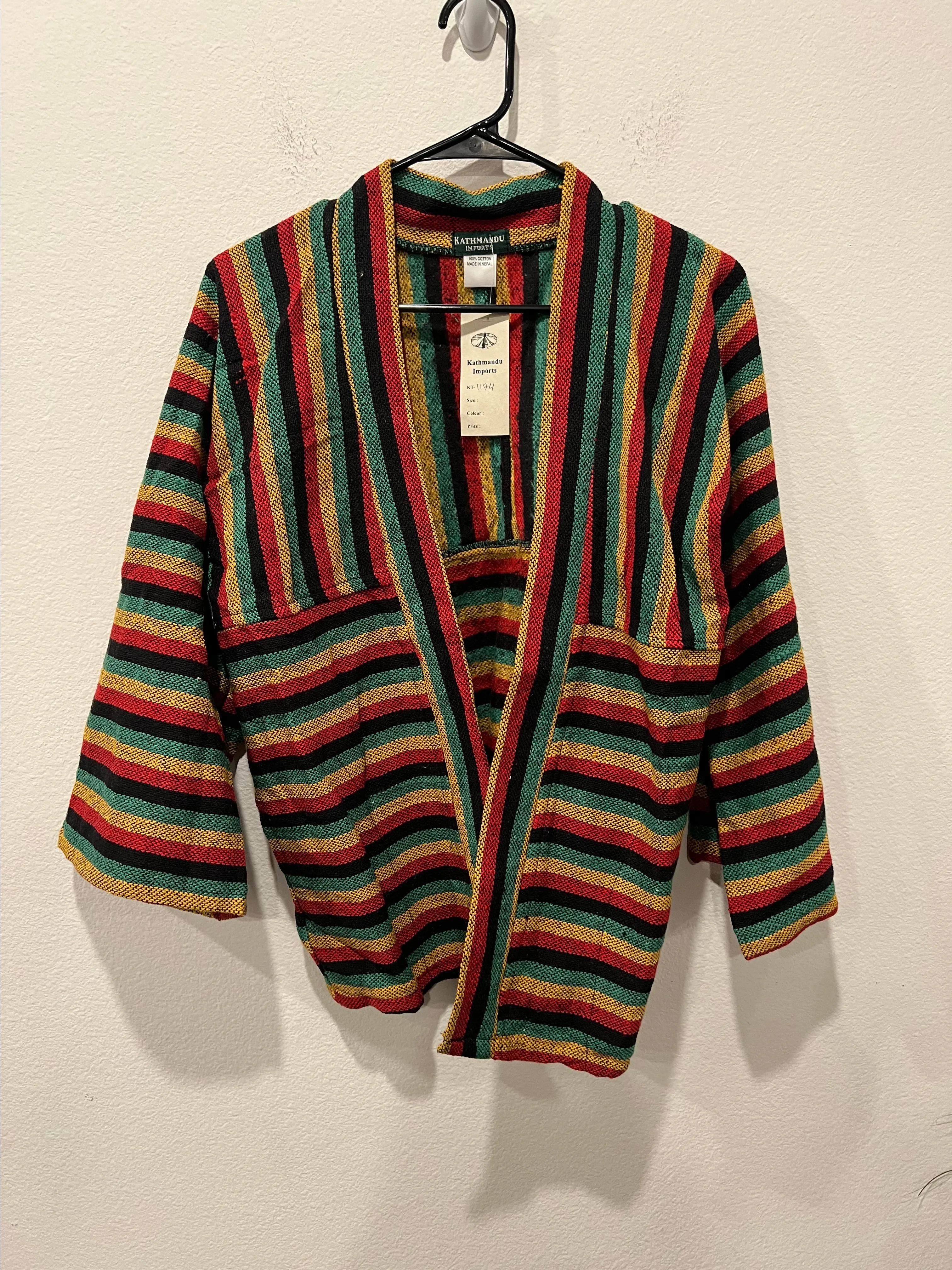 Product image for Colorful Striped Jacket by Kathmandu One Size Fits S-L