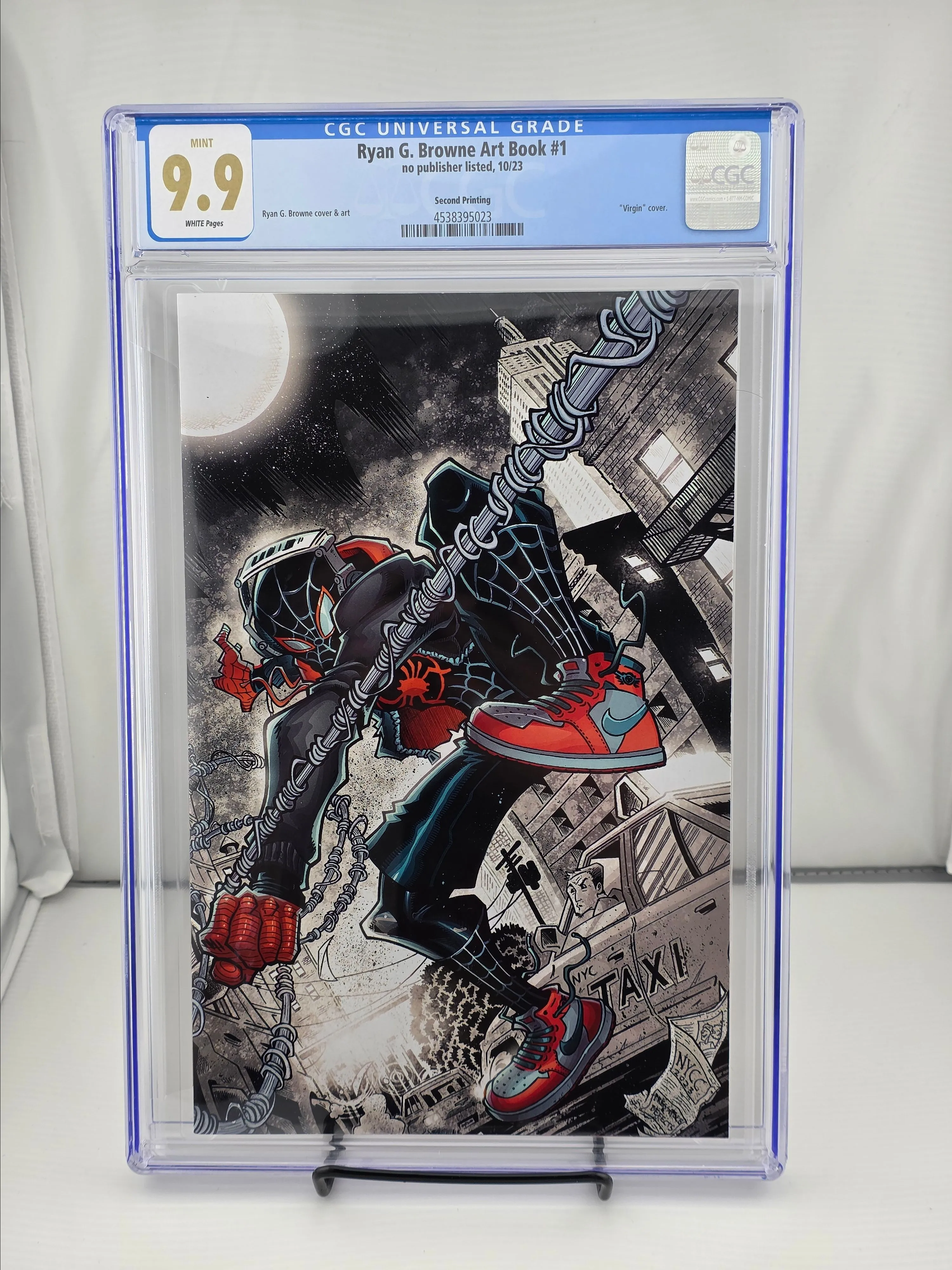 Product image for Ryan G. Browne NYCC Exclusive Miles Color Splash Variant CGC 9.9 Artbook LTD 300