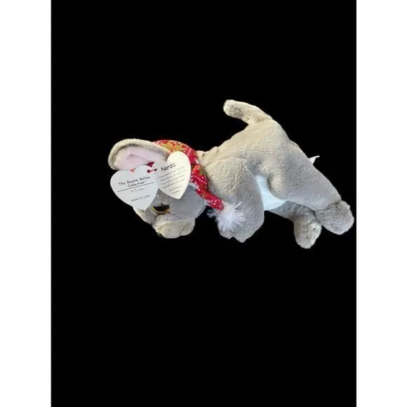Product image for Ty Plush Stuffed Animal Nordic Gray Red