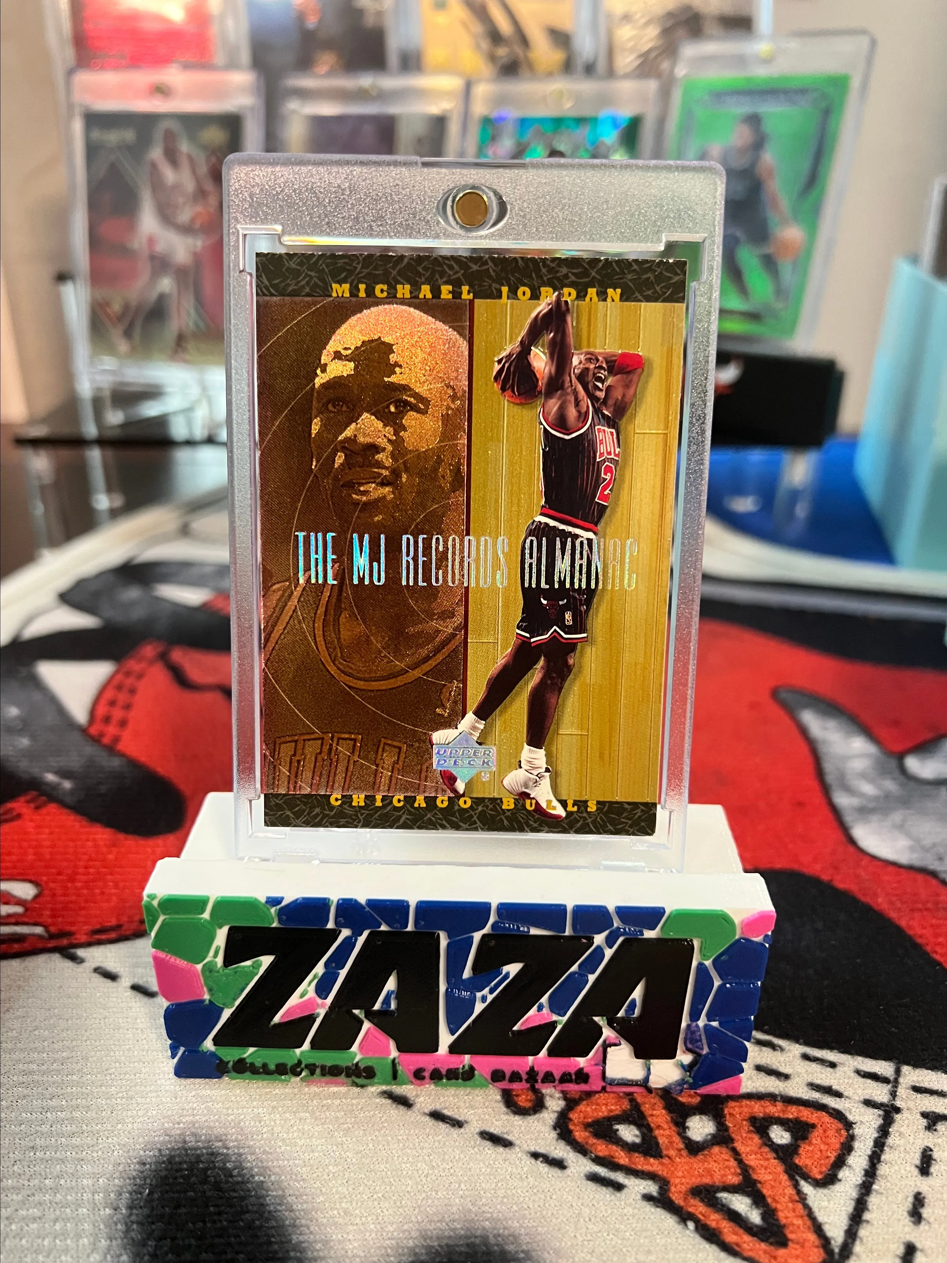 Product image for 1999 Upper Deck #J8 Michael Jordan Chicago Bulls MJ Records Almanac FOIL