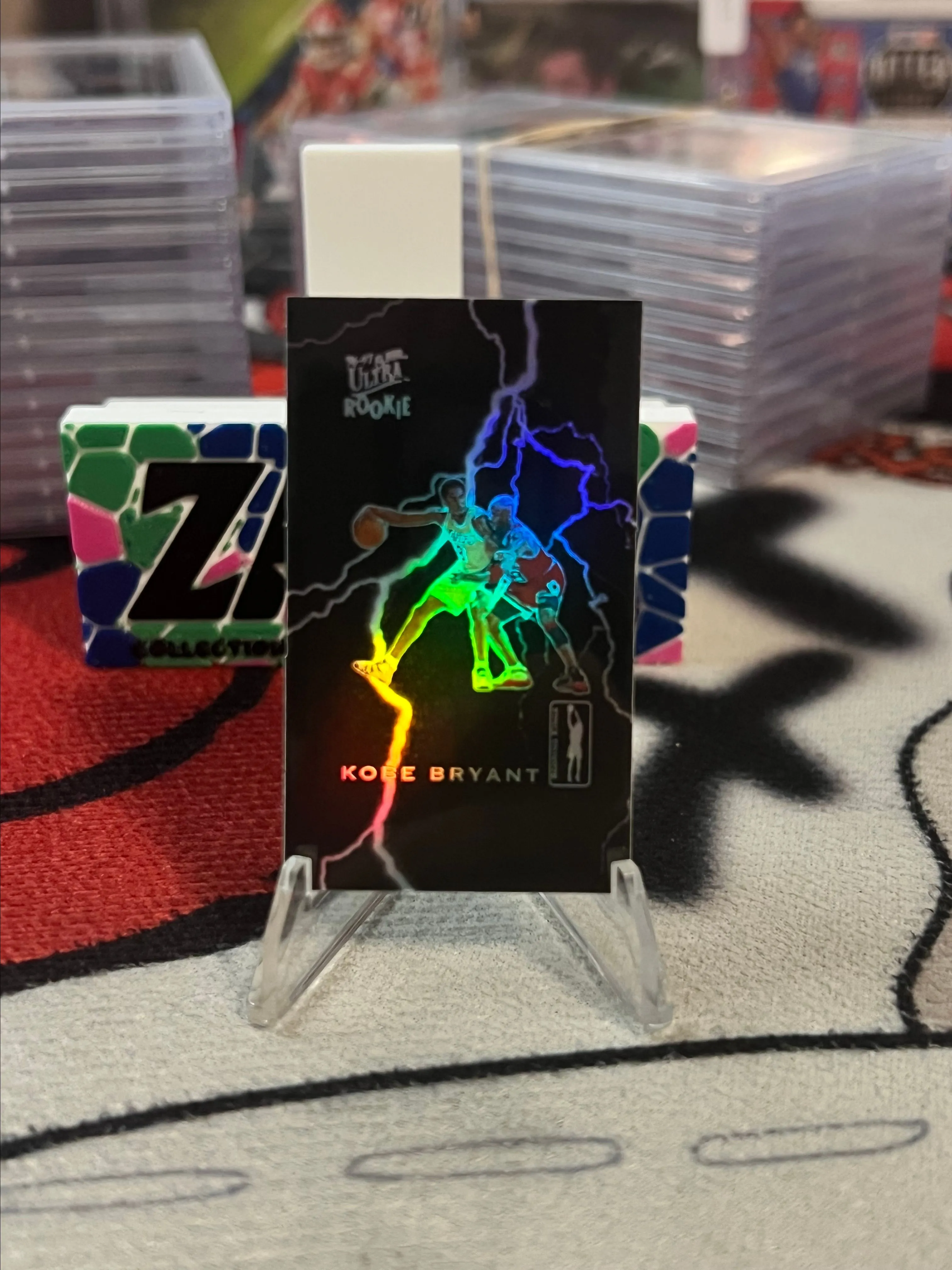 Product image for 1996 FLEER ULTRA SCORING KINGS KOBE BRYANT MICHAEL JORDAN REFRACTOR TOBACCO CARD MINI
