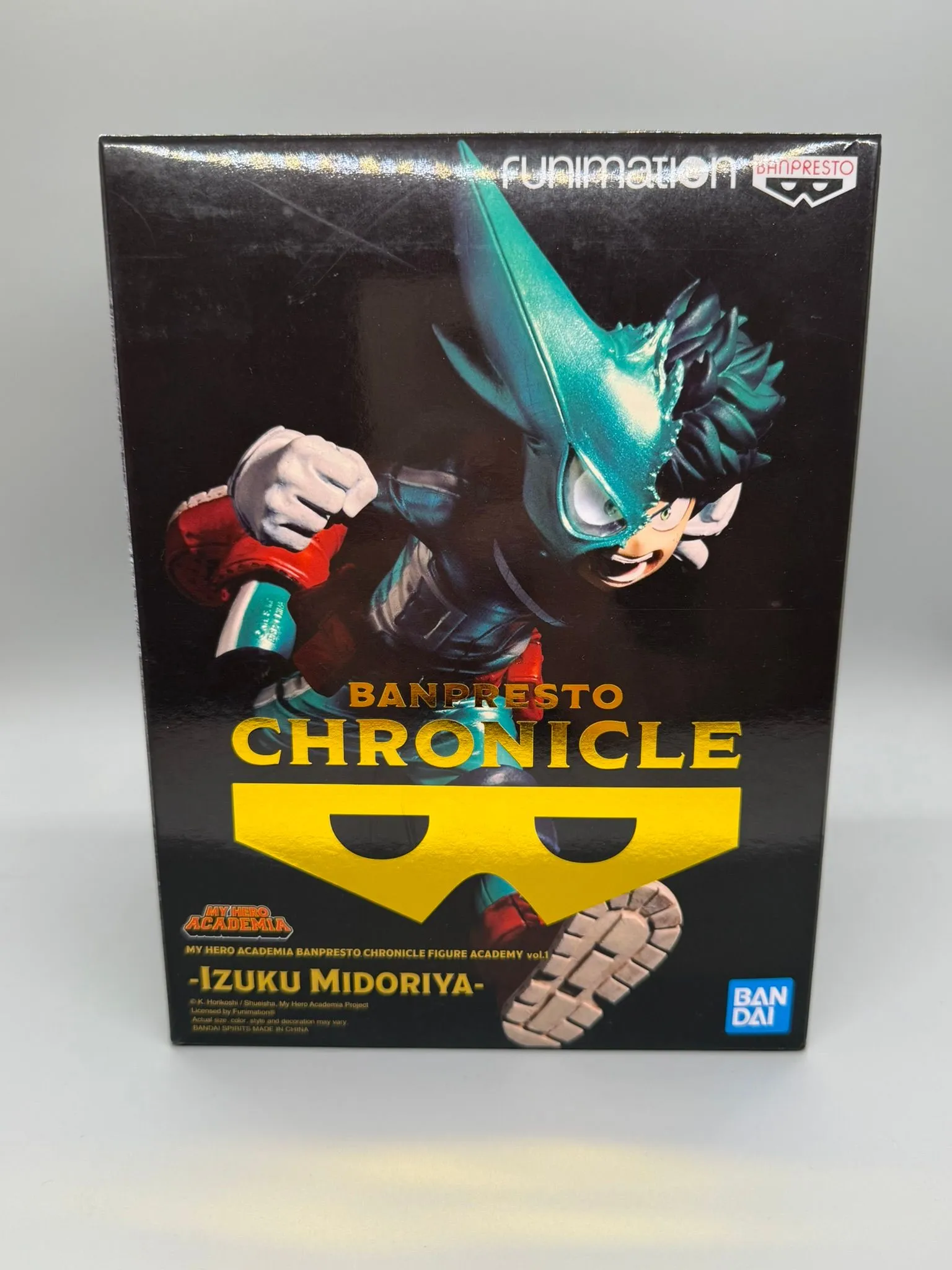 Product image for Bandai Banpresto 18038 My Hero Academia Chronicle Modeling Academy Vol. 1 Izuku Midoriya Figure