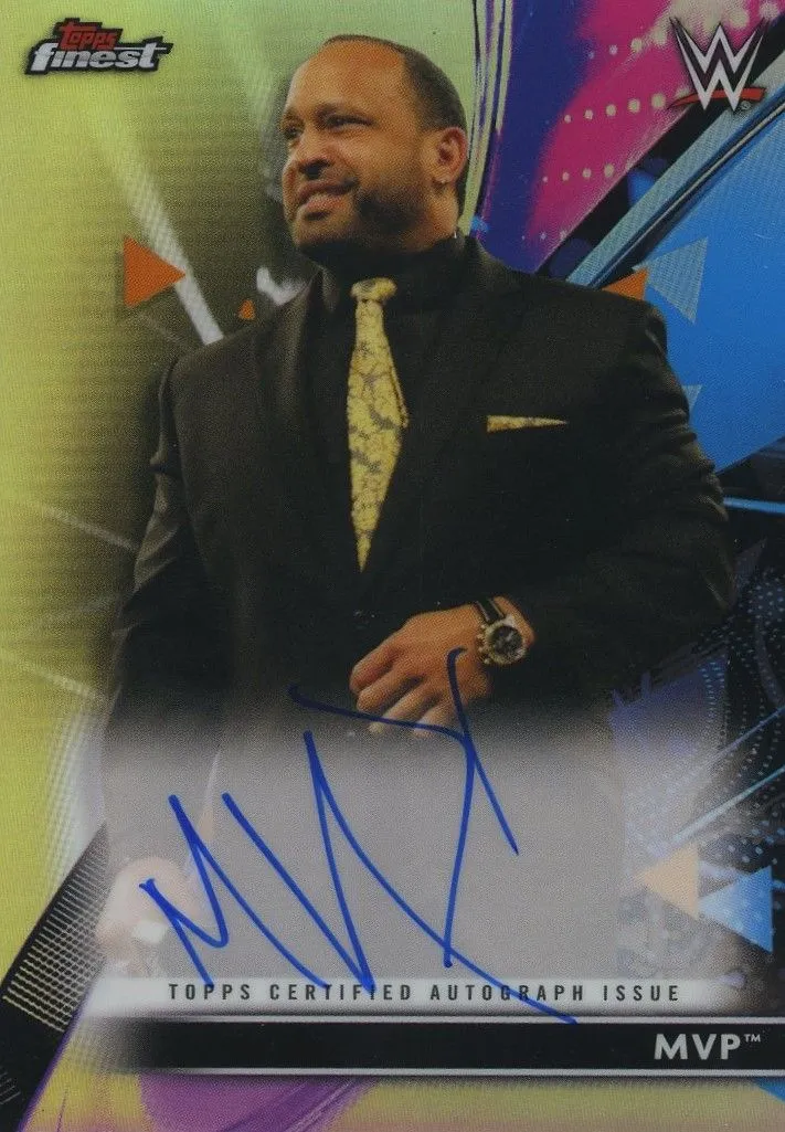 Product image for 2021 Topps Finest WWE Autograph MVP RA-MV