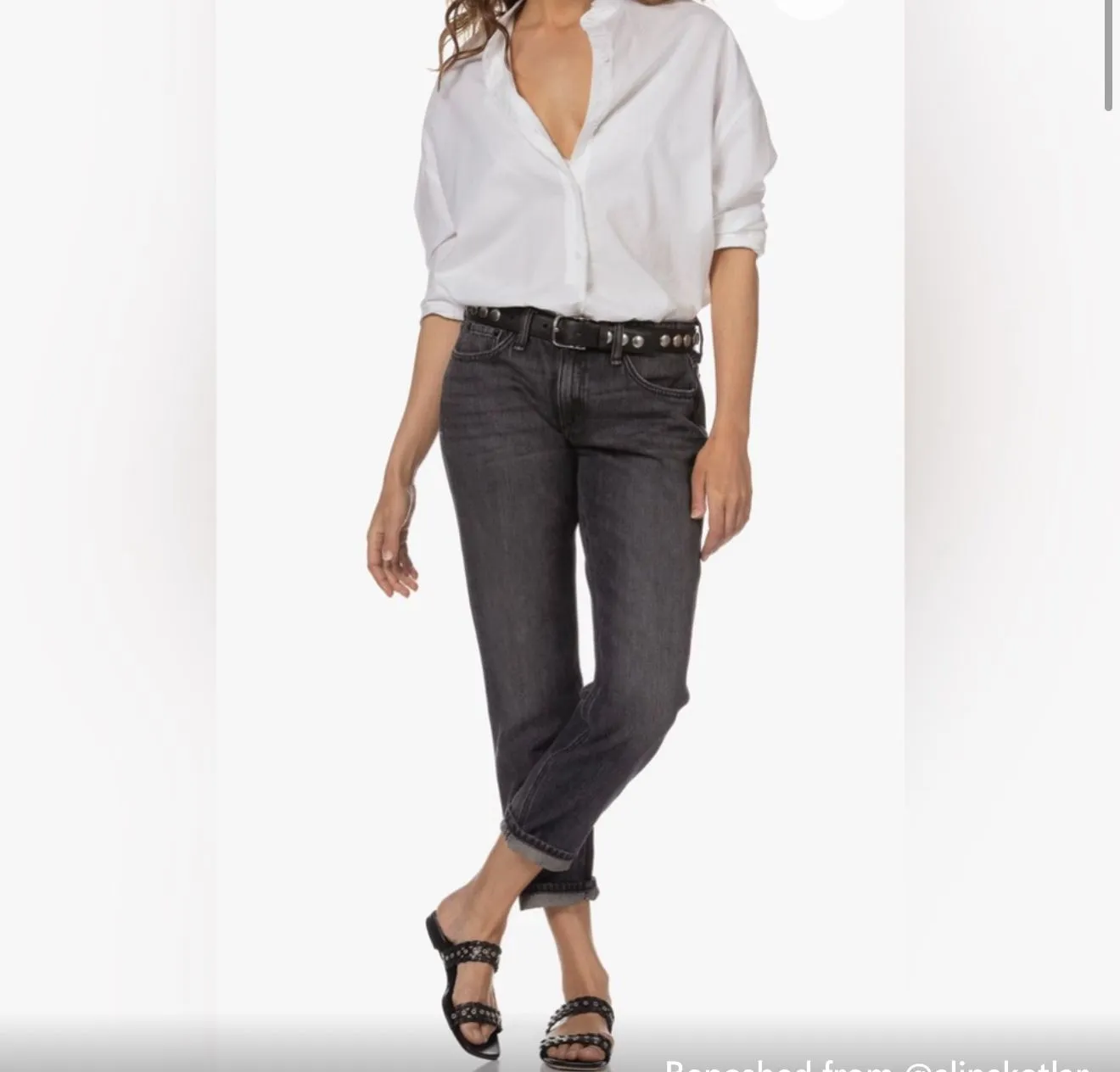 Product image for 30. rag & bone - Dre low rise slim boyfriend