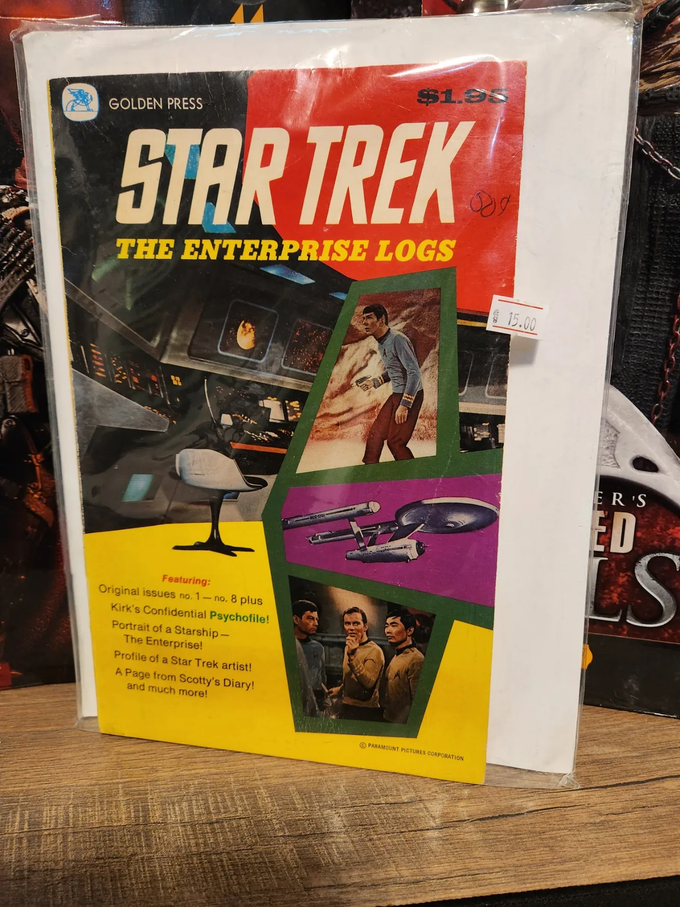 Product image for star trek goden press the enterprise logs 