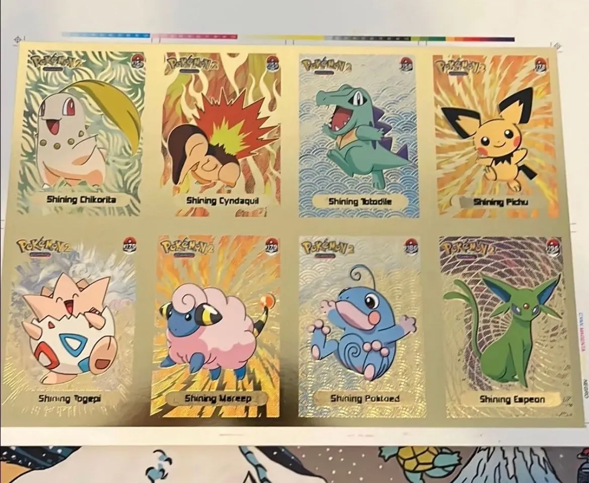Product image for Uncut Pokémon Shiny Sheets #4