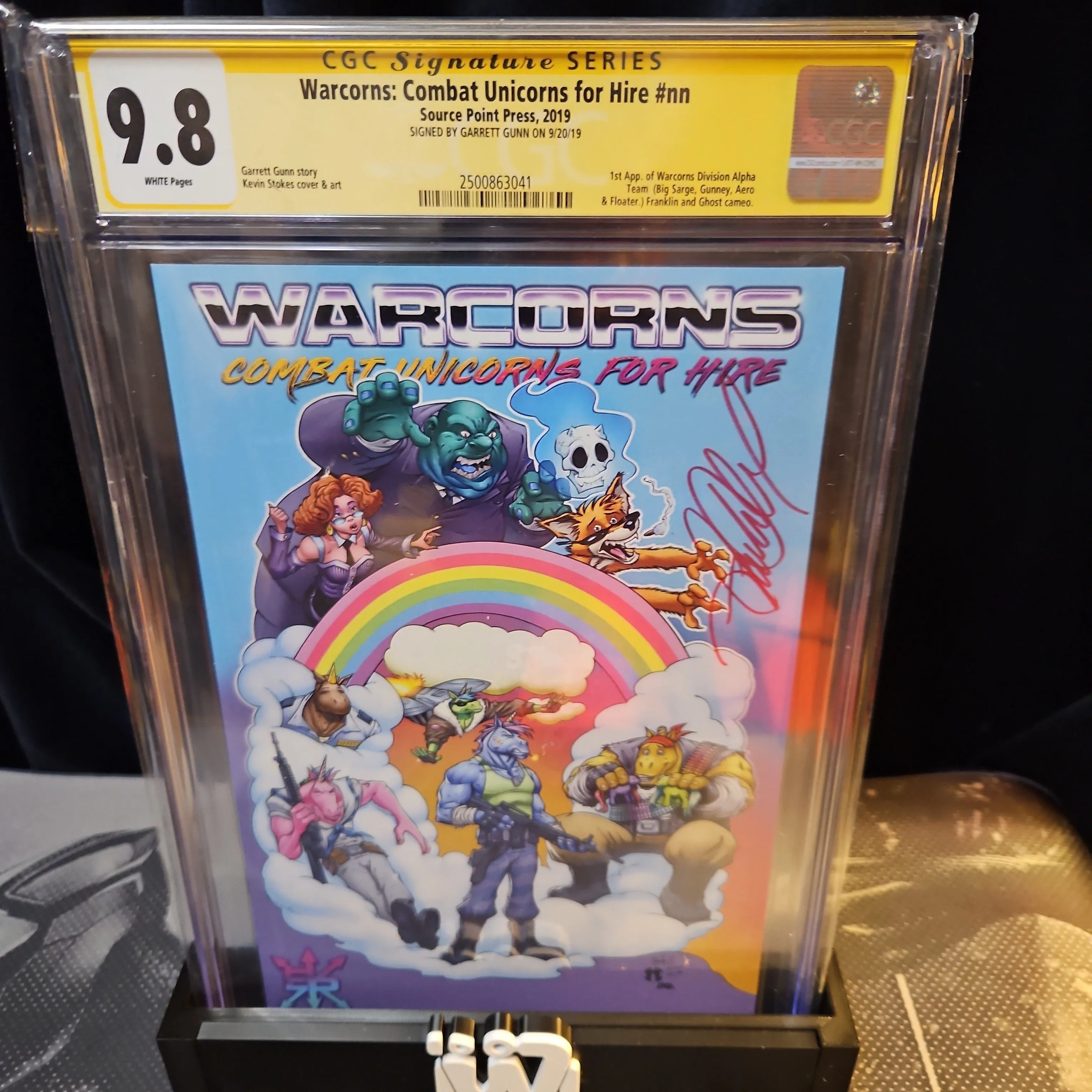 Product image for Warcorns: Combat Unicorns for Hire #nn CGC SS 9.8 science by Garrett Gunn