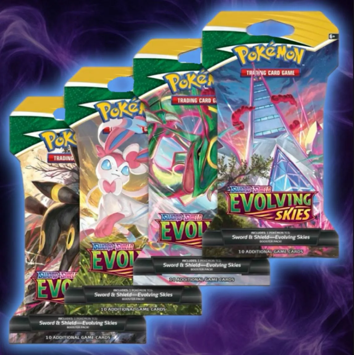 evolving skies sleeved booster box Pokemon Evolving Skies Sleeved Booster Pack – Card Galaxy main image 1