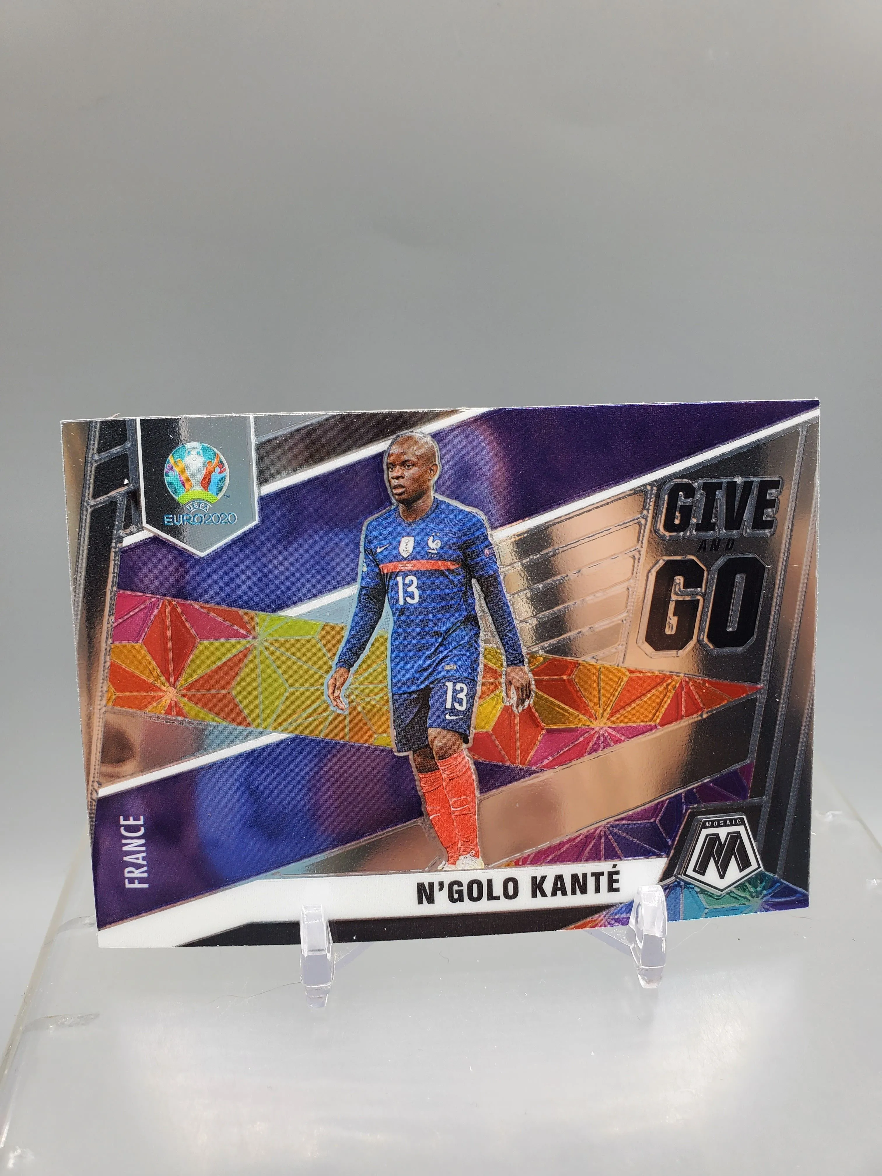 Product image for 2021 Panini Mosaic Soccer Give And Go N'Golo Kante Insert Card