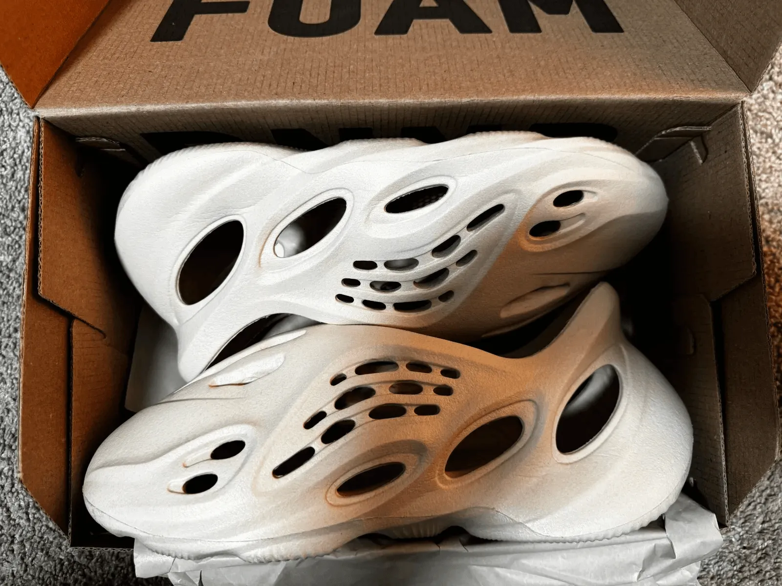 Product image for adidas Yeezy Foam RNNR Sand FY4567 | Size 9