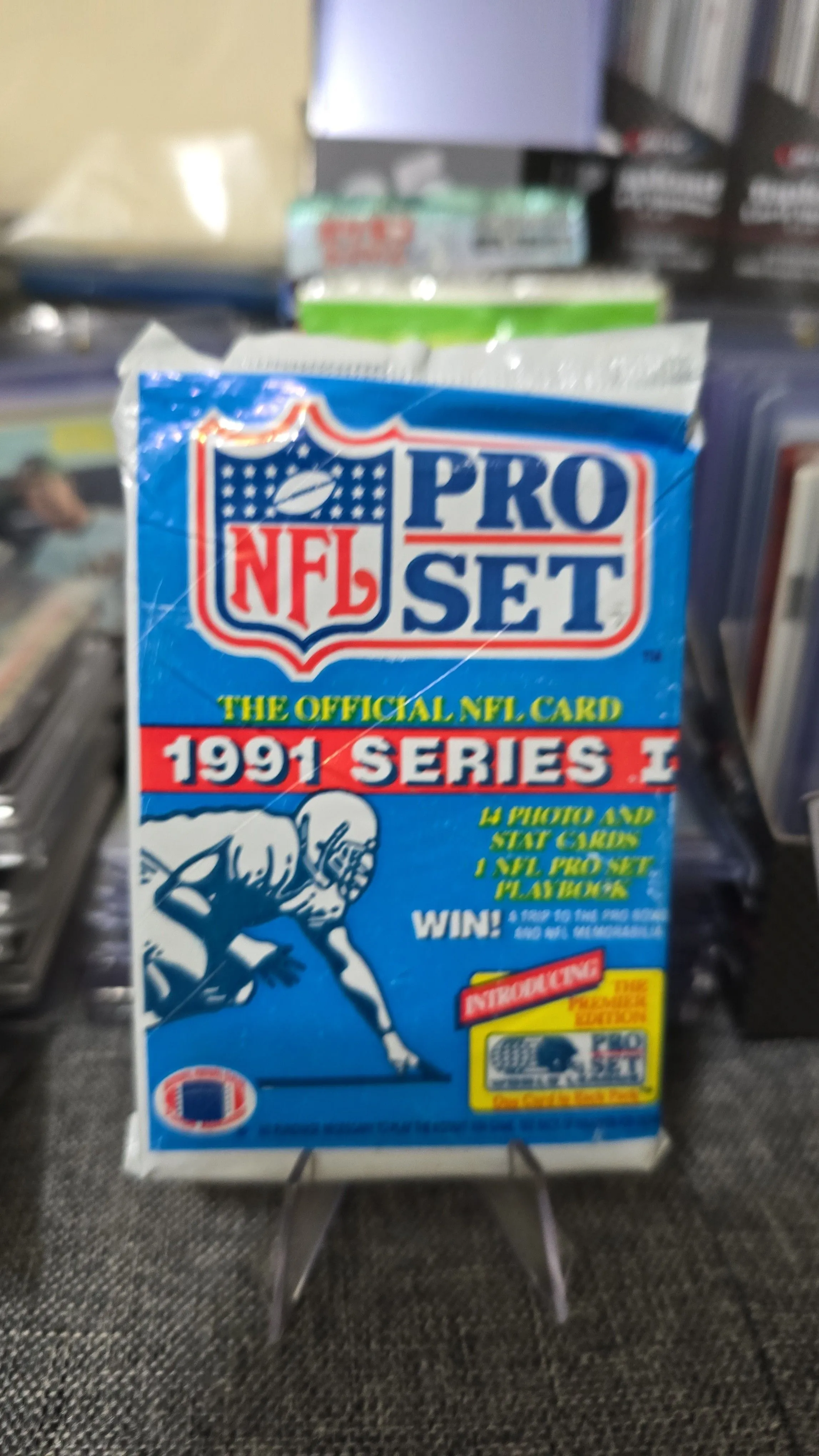 Product image for 1991 Pro Set Series 1 Football Factory Sealed Pack