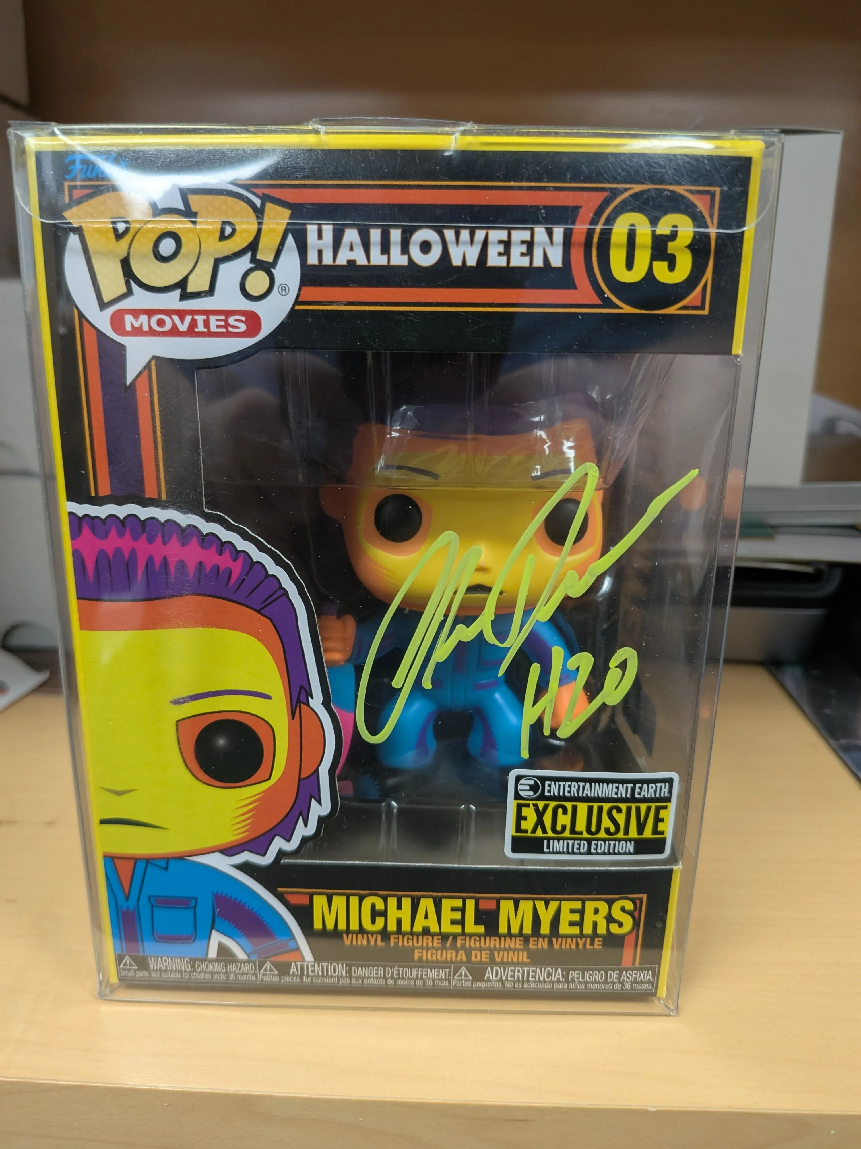 Product image for 863680  Michael Myers Light Funko Pop Vinyl Figure, Black