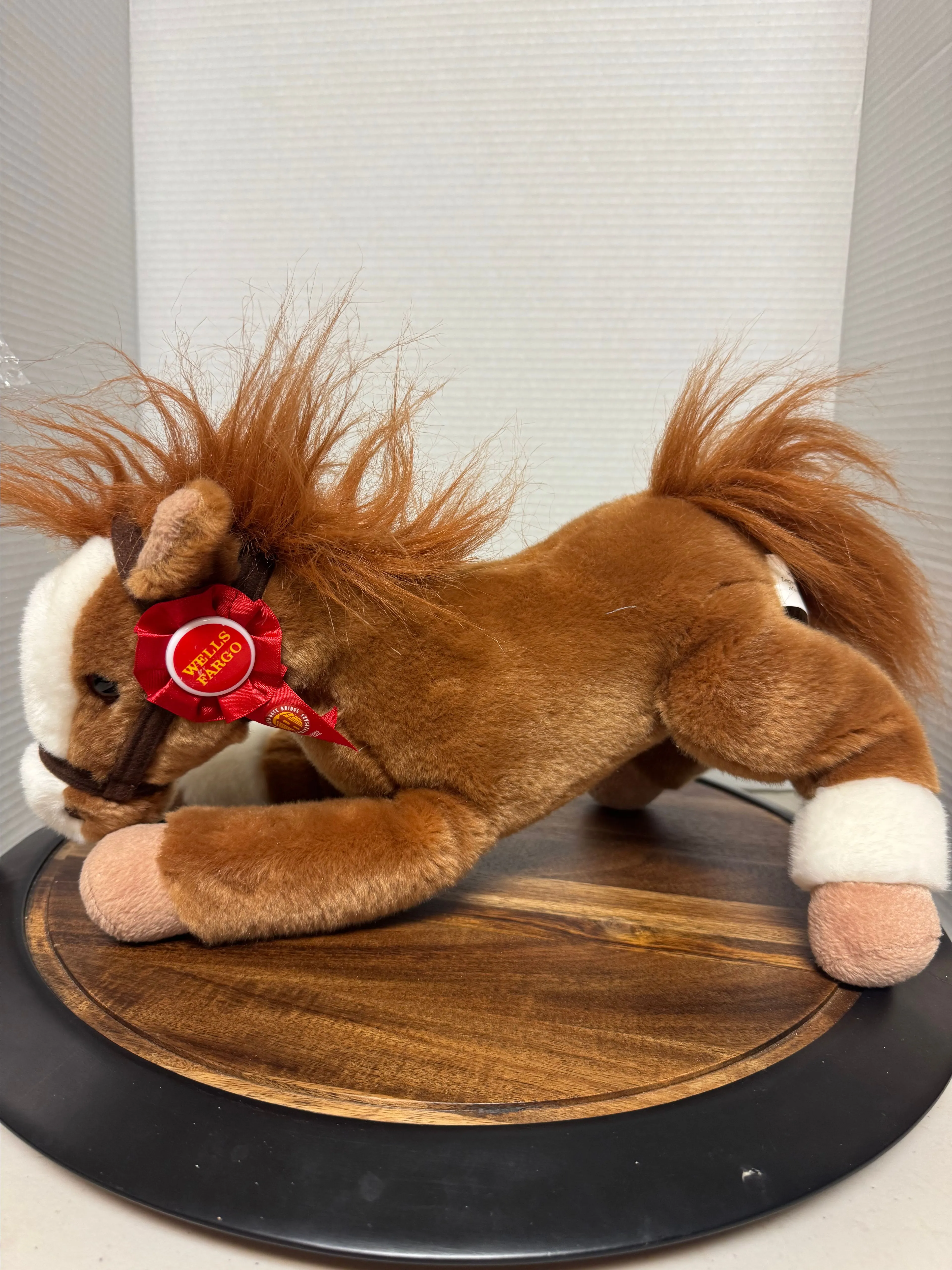 Product image for 2012 Wells Fargo Brown 13 inch pony plush