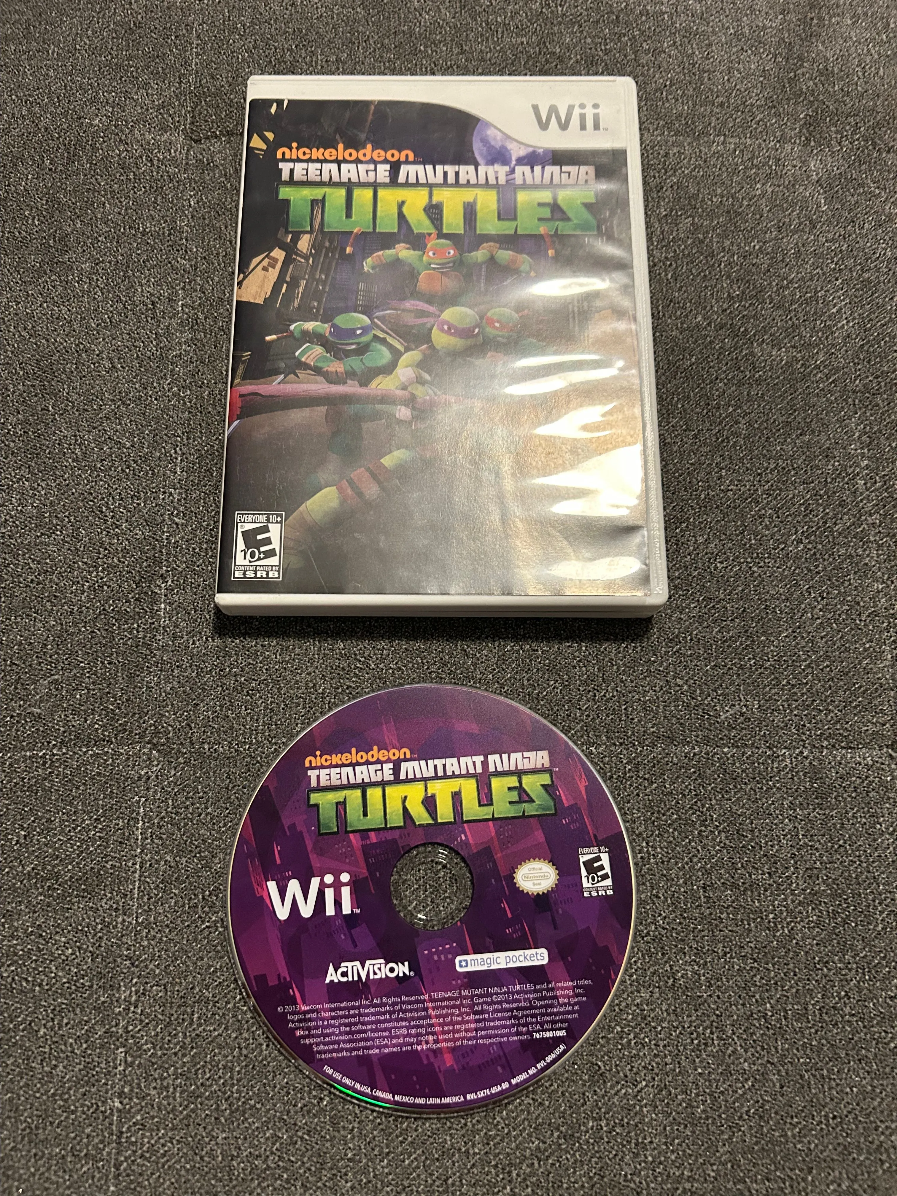 Product image for Teenage Mutant Ninja Turtles (Wii) — with case, missing manual