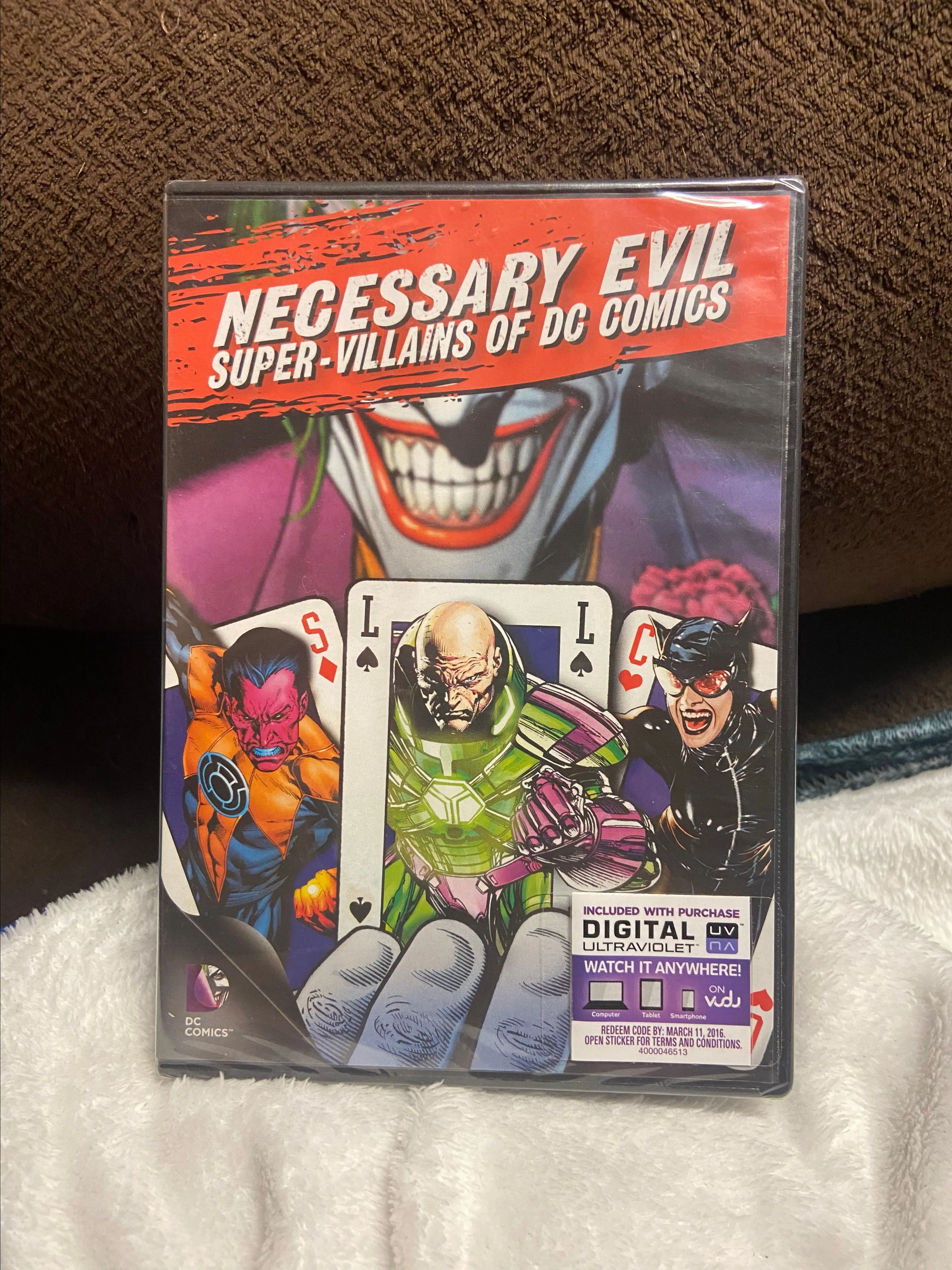 Product image for Necessary evil super villains of DC comics SEALED dvd