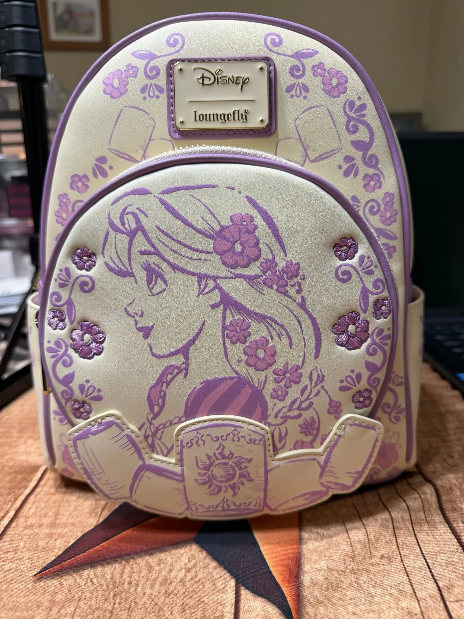 disney tangled mini backpack Loungefly Rapunzel Lantern Drawstring  707 Street Cant help but sing all the songs from Disneys Tangled while wearing this bag Loungefly Disney Tangled Young Rapunzel