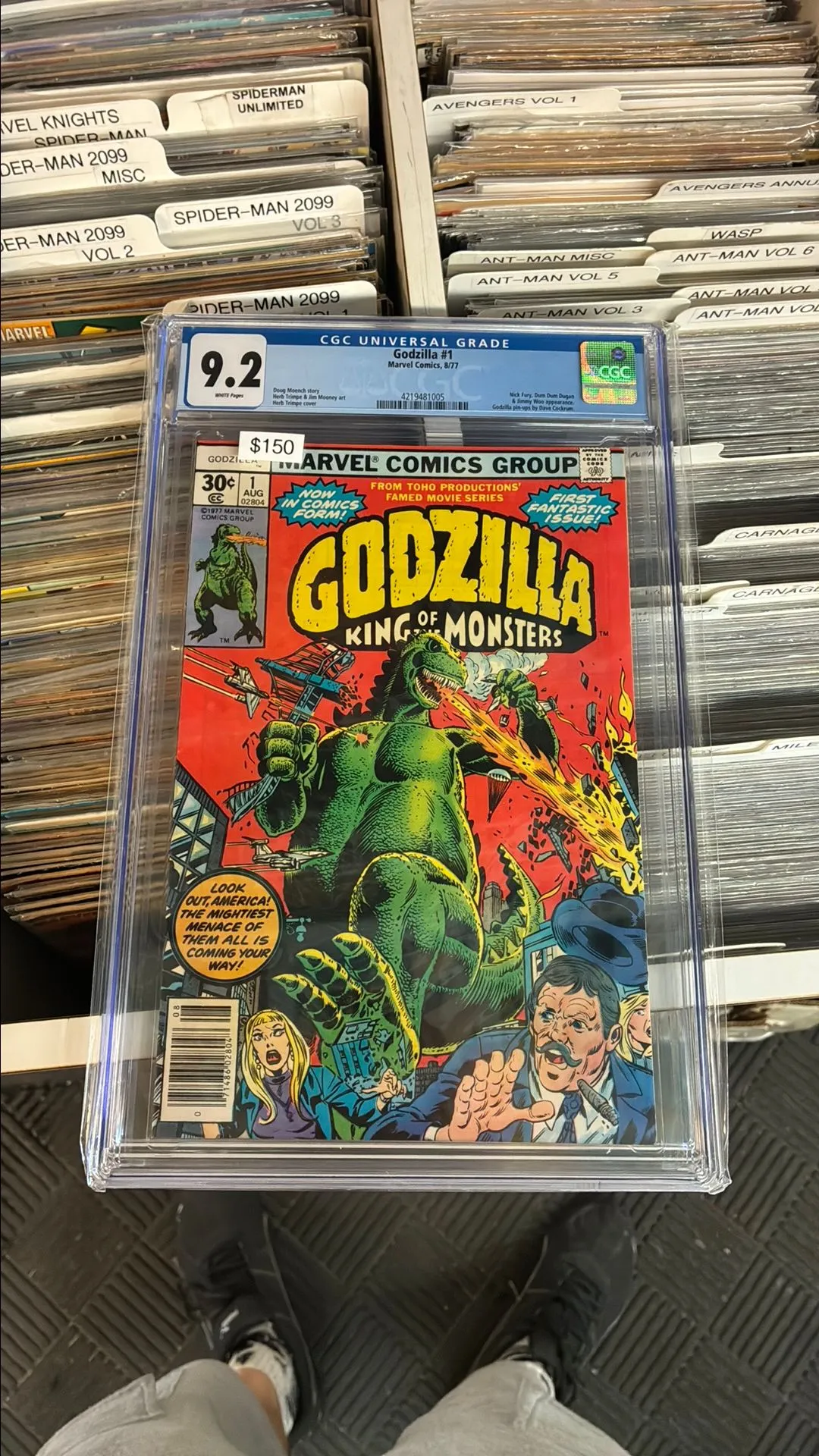 Product image for 9.2 Godzilla #1 1977