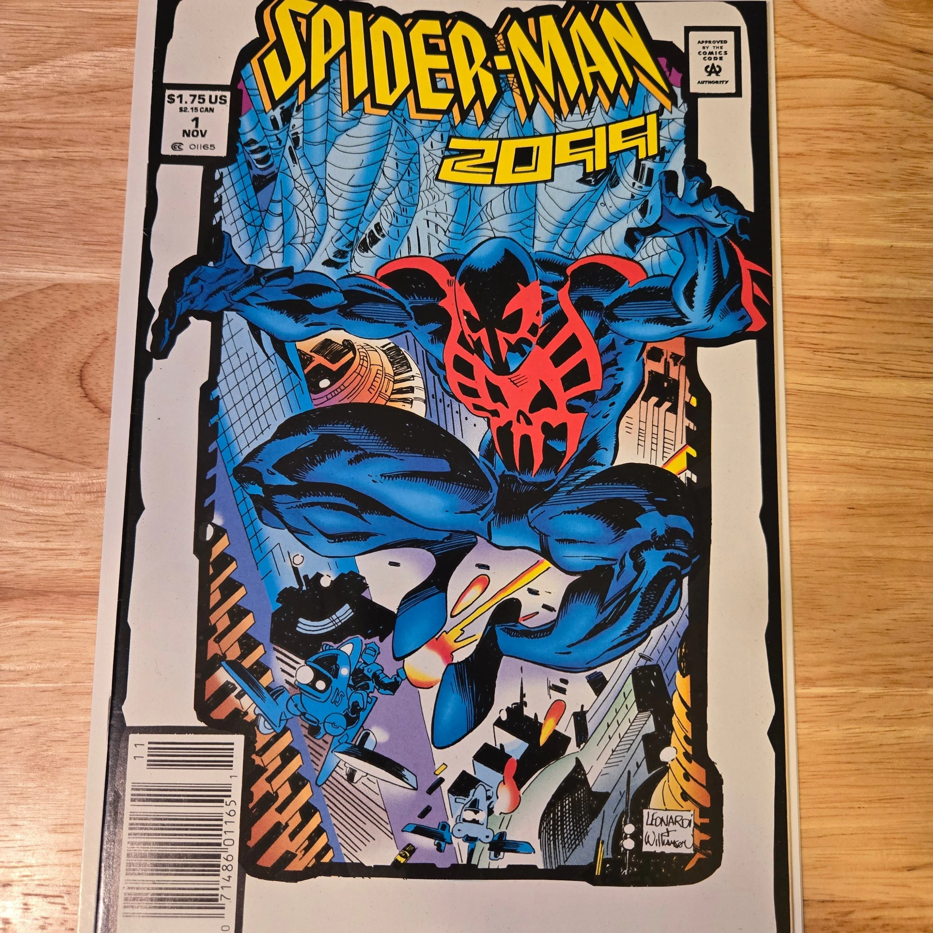 Product image for RARE Spider-Man 2099 #1 Toy Biz White 2nd Print Newsstand 9.0 - 9.4