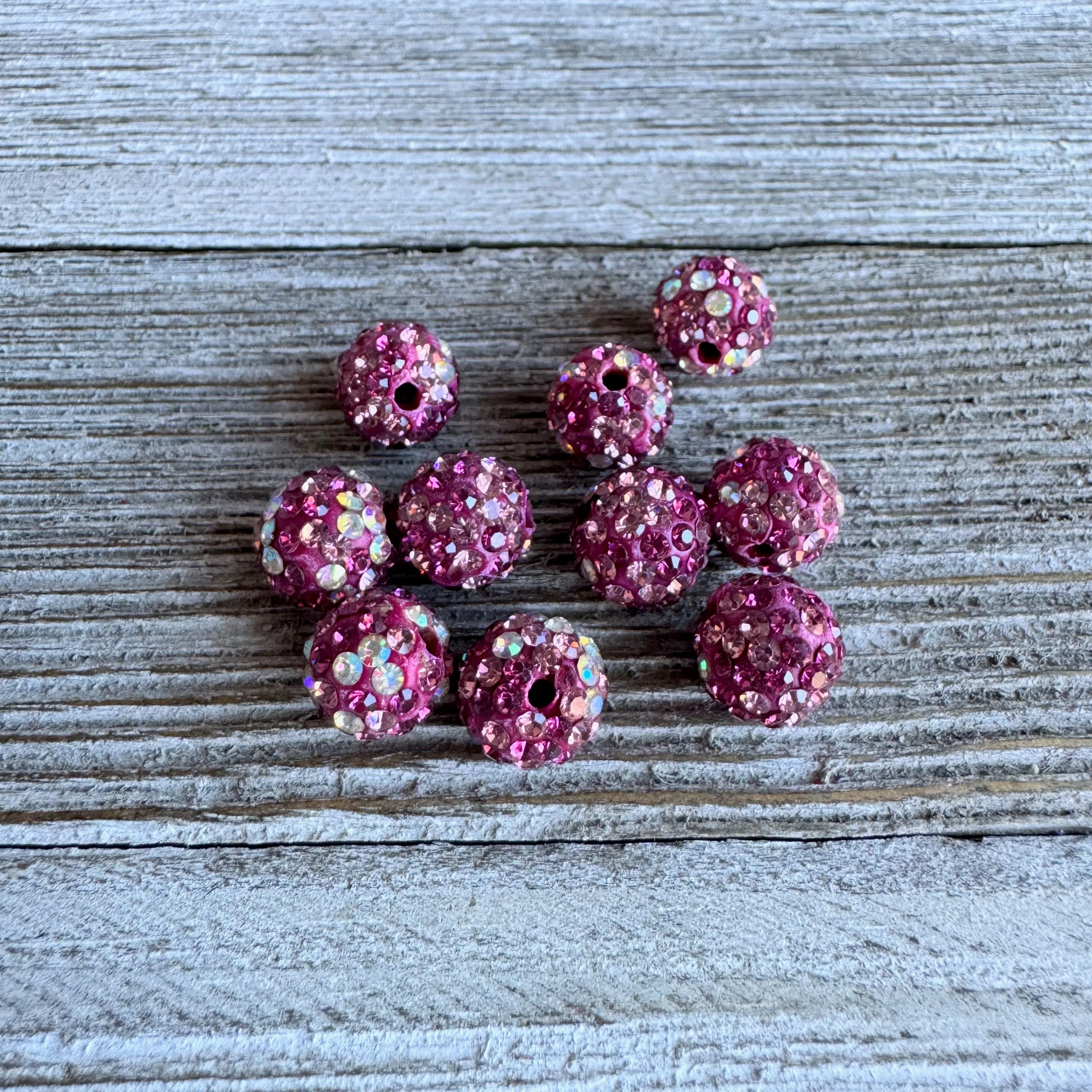 Product image for Ombre Pink Pave Beads