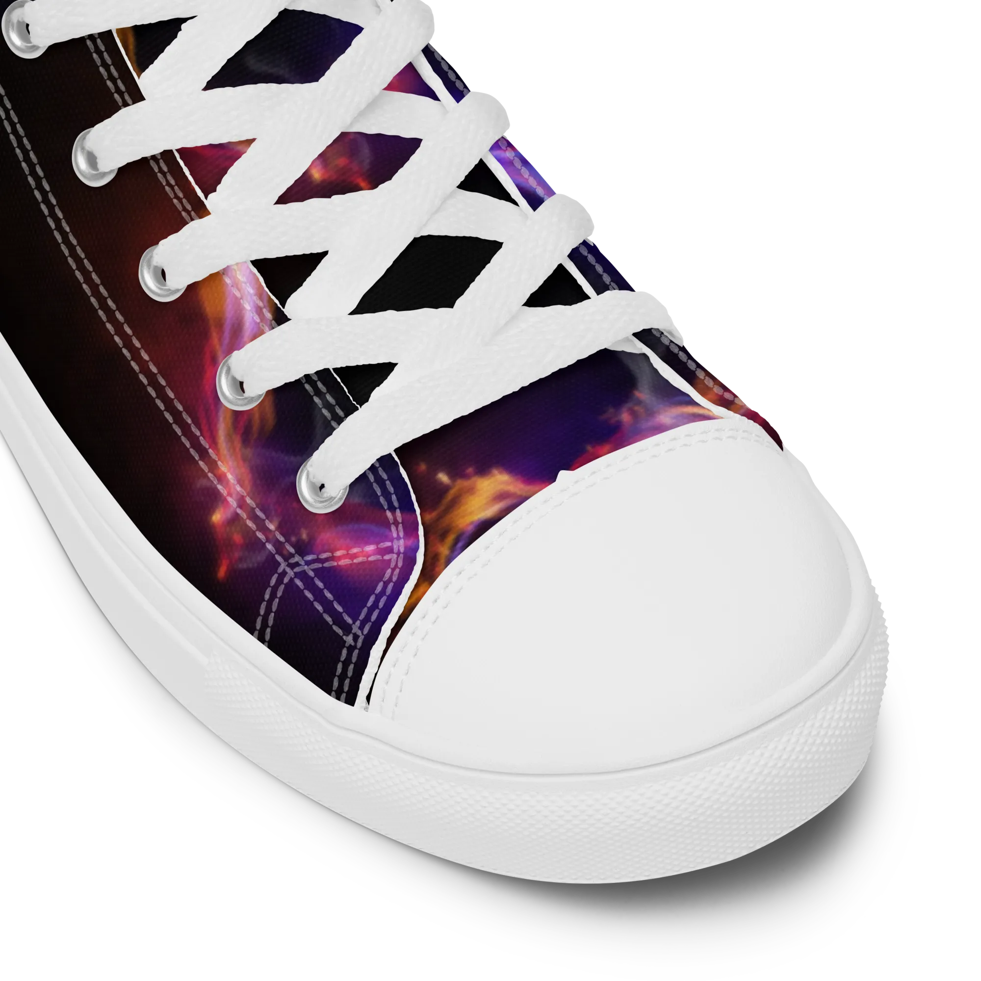 Product image for Eroh Studios™ | Eroh Designs™ "Burning Passion" Women’s High Top Canvas Shoes