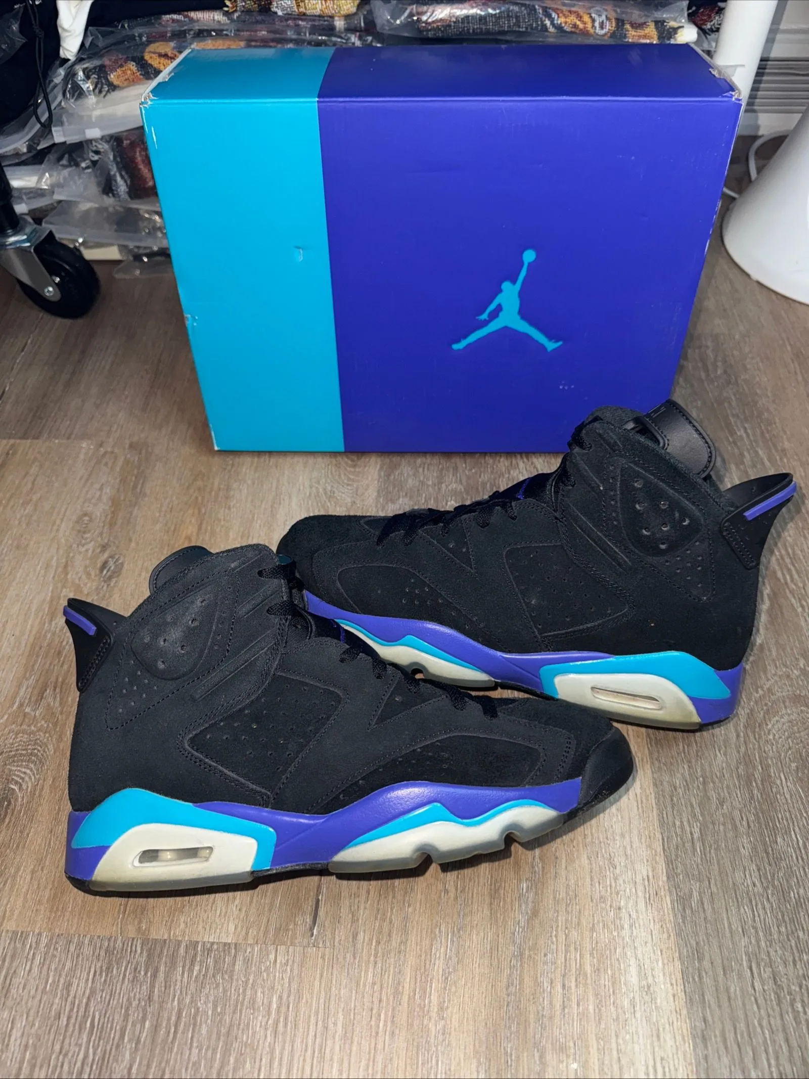 Product image for JORDAN 6 AQUA SIZE 10