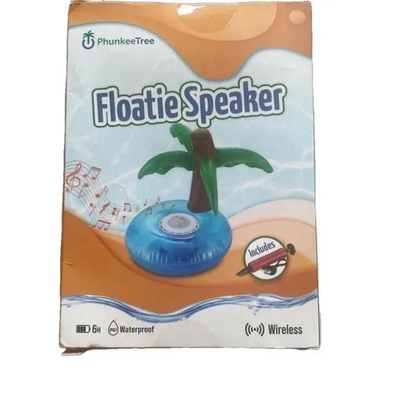 Product image for PhunkeeTree Pool Float Speaker Blue Wireless